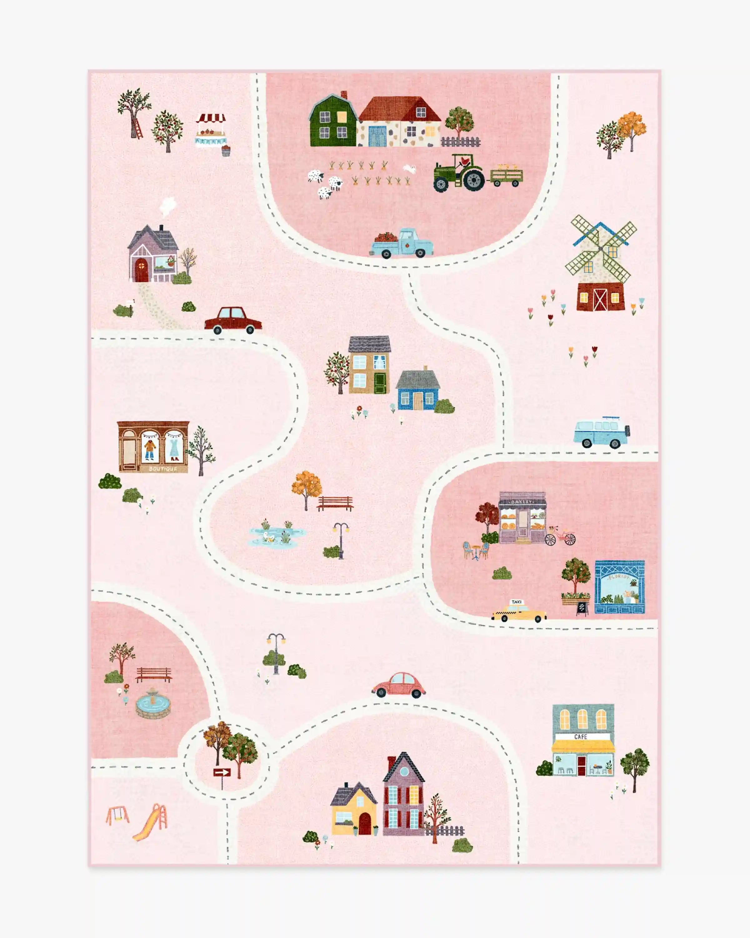 About Town Pink Rug
