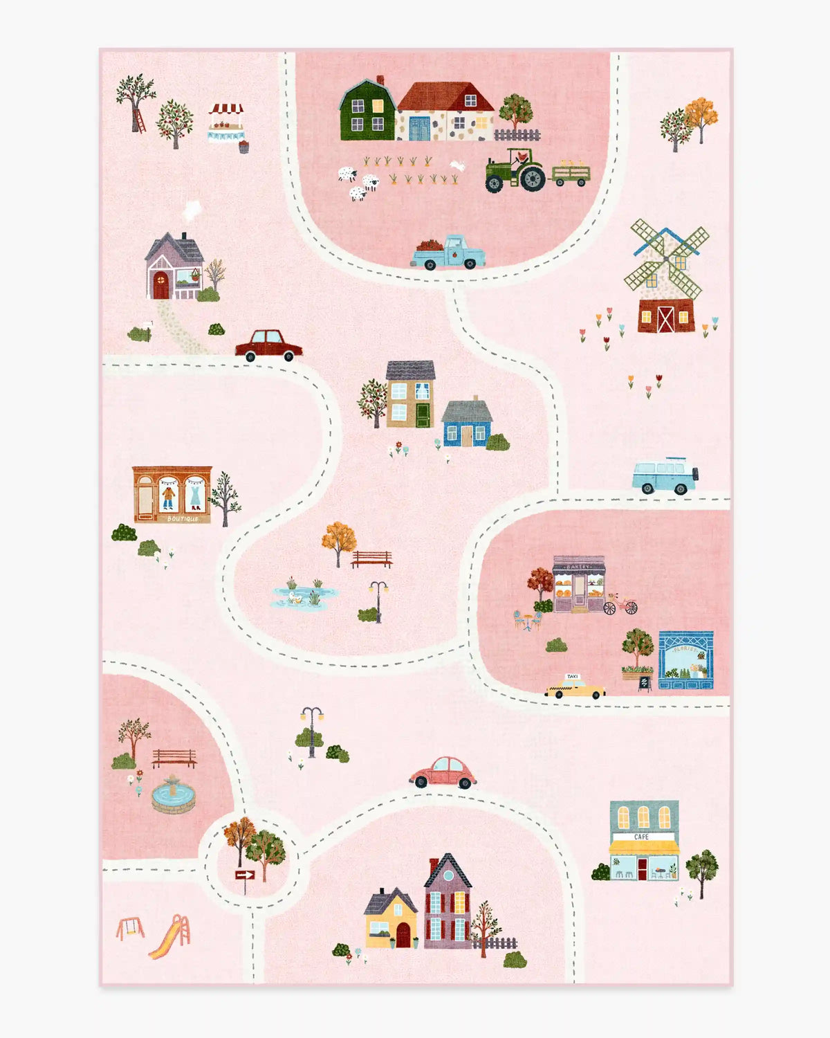 About Town Pink Rug