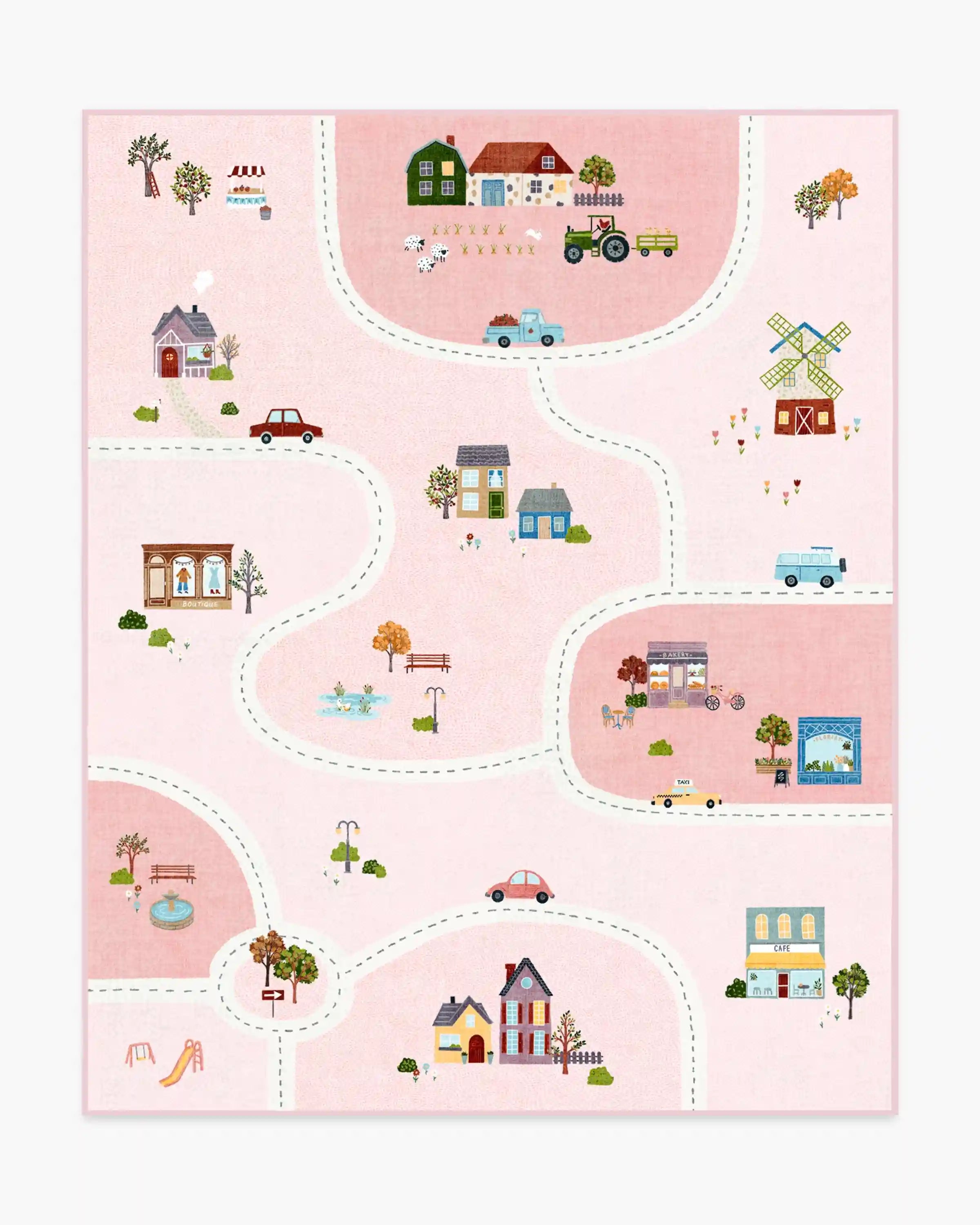 About Town Pink Rug