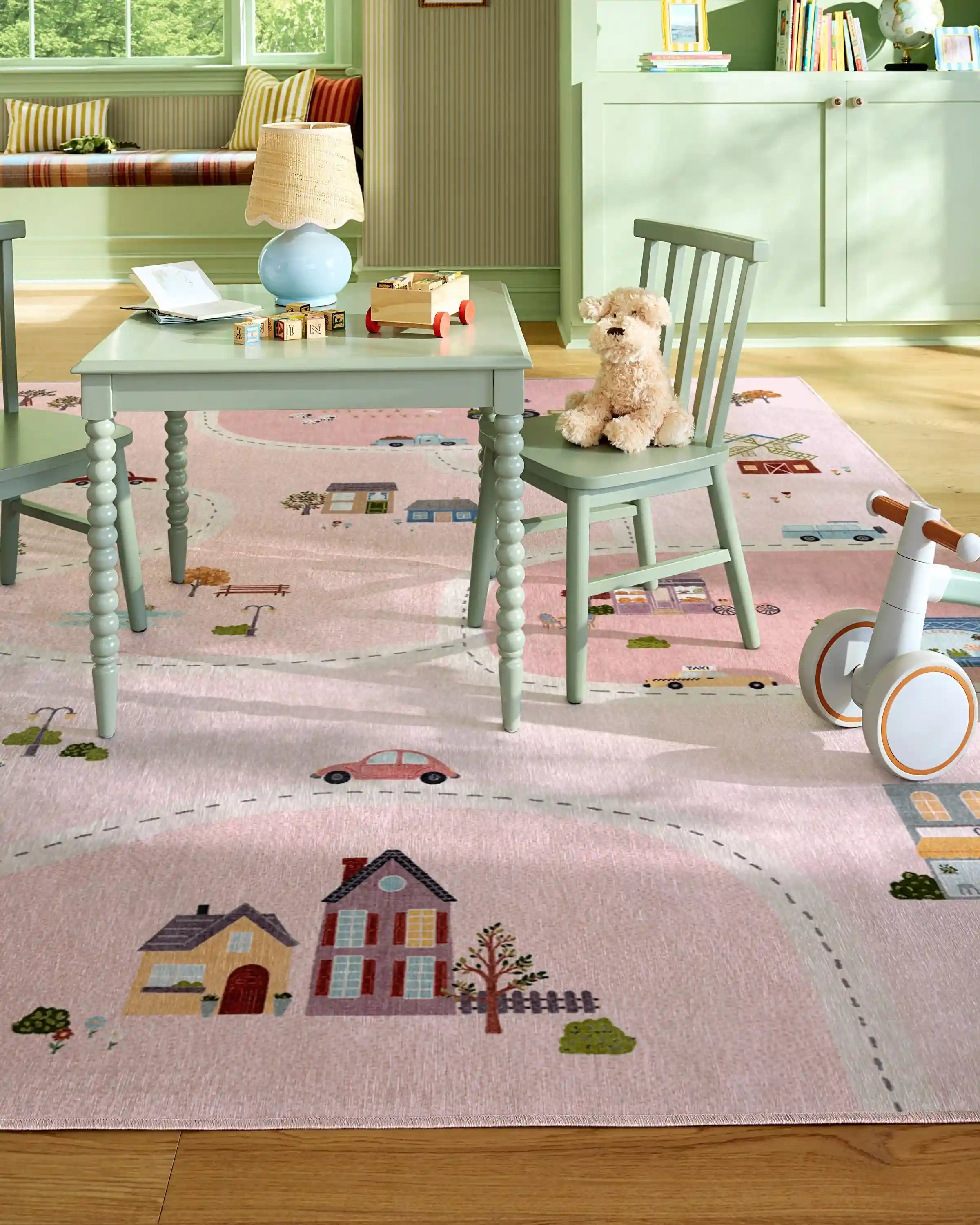 About Town Pink Rug