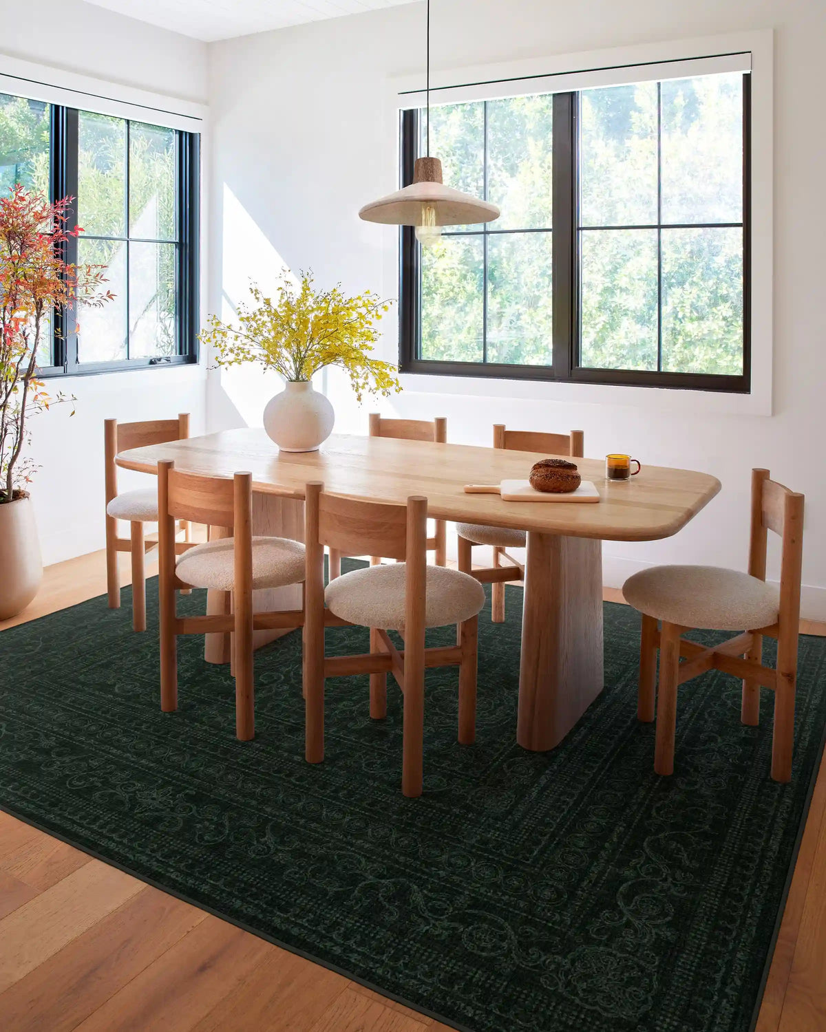 Gisele Forest Green Rug