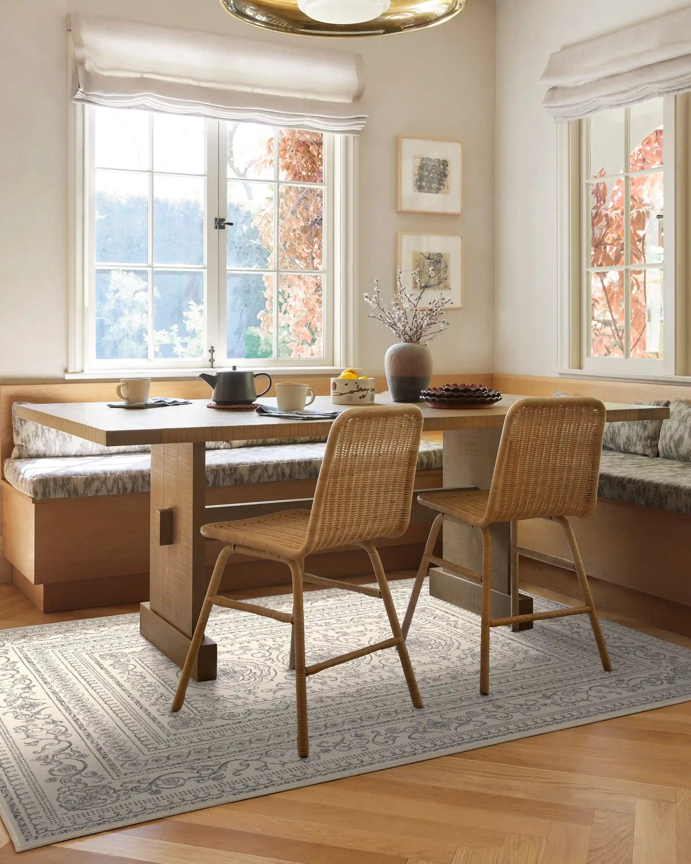 Gisele Ivory & Soft Charcoal Rug