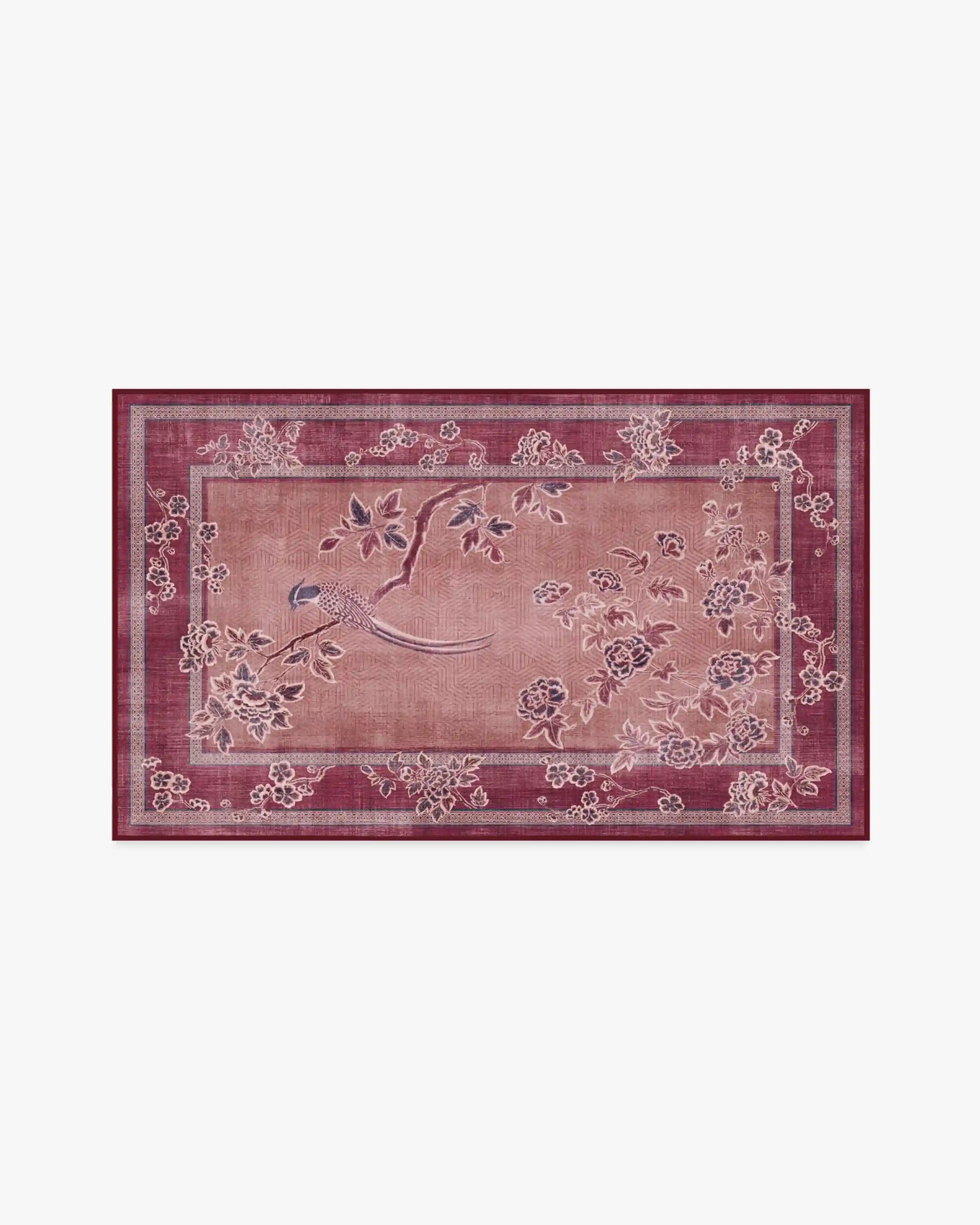 Draper Burgundy Rug by Gracie