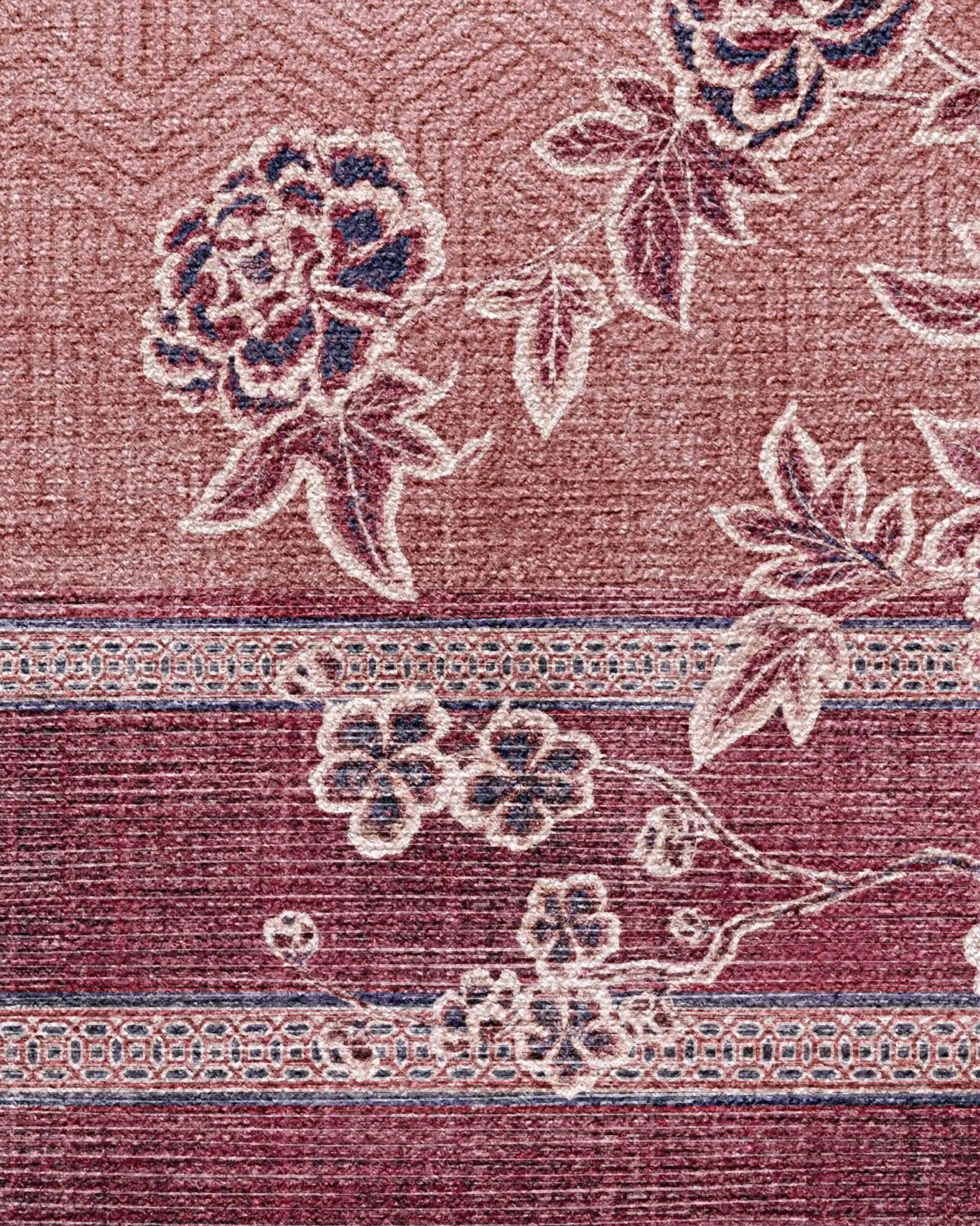 Draper Burgundy Rug by Gracie