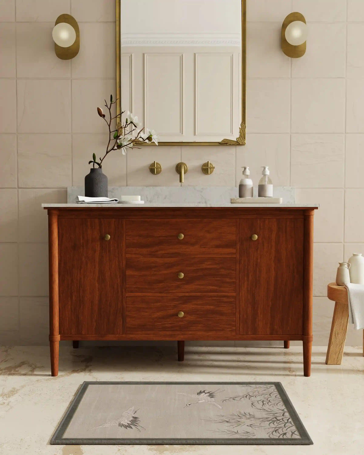 Hiko Natural Stone Rug by Gracie
