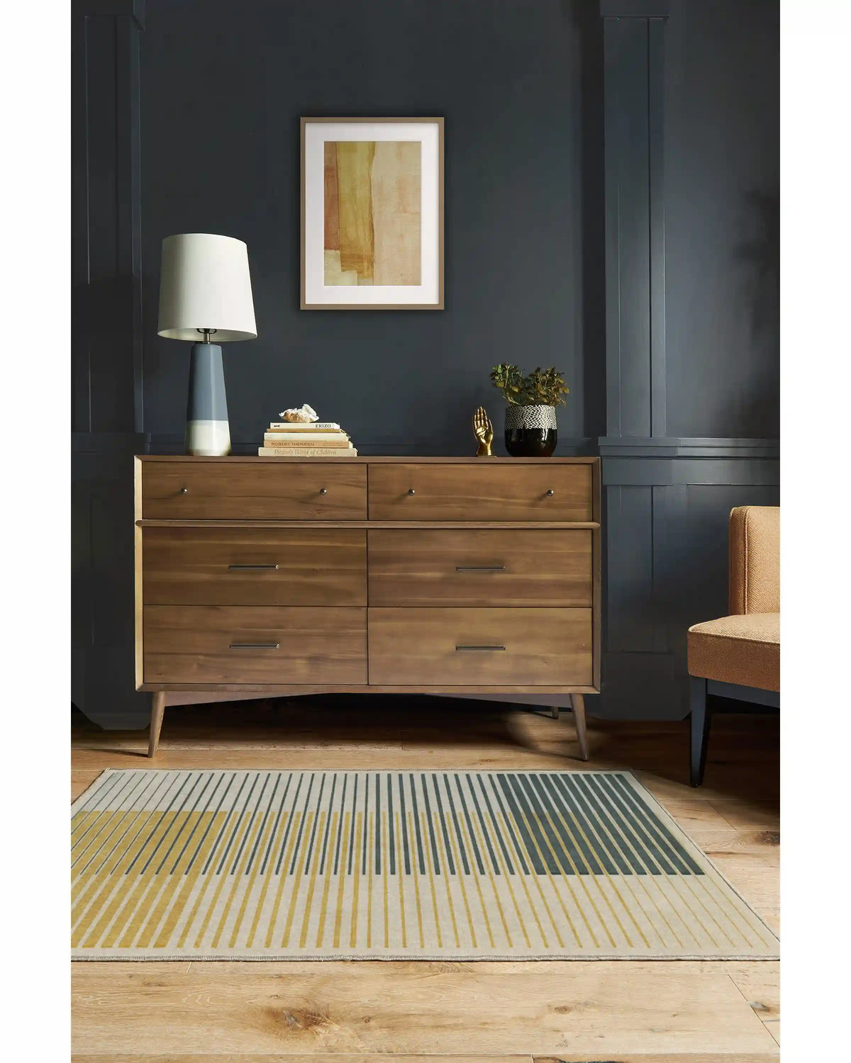 Gradasi Teal Quartz Rug