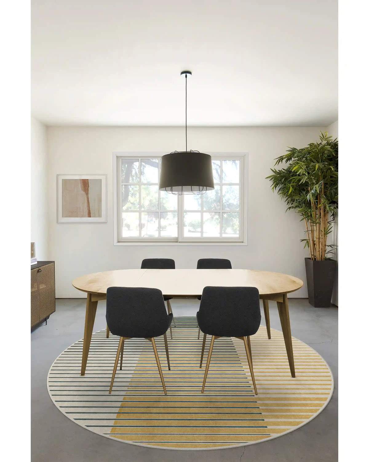Gradasi Teal Quartz Rug