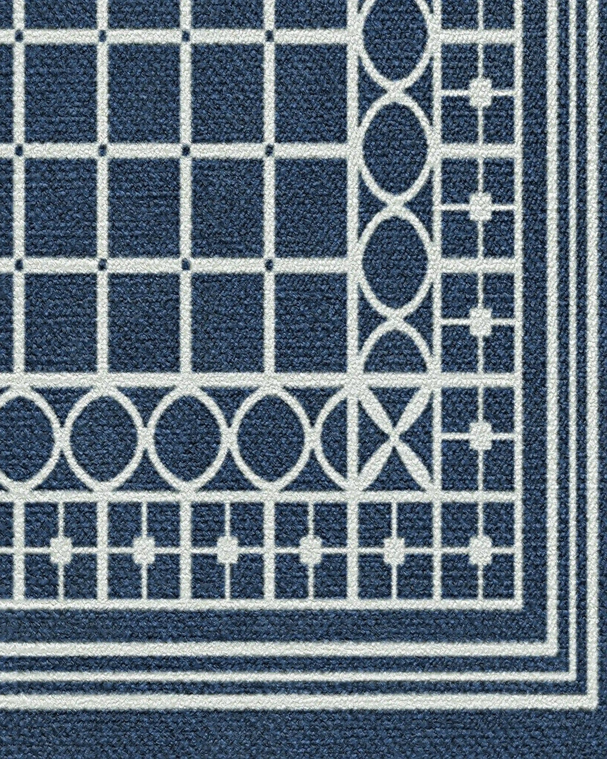 Palm Beach Navy Rug by Gray Malin
