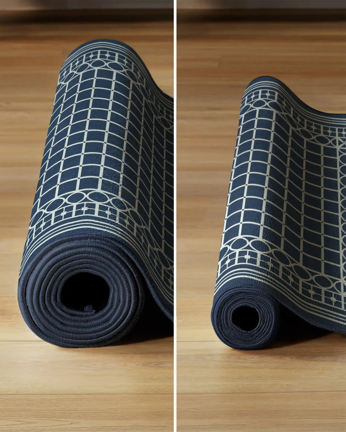 Palm Beach Navy Rug by Gray Malin
