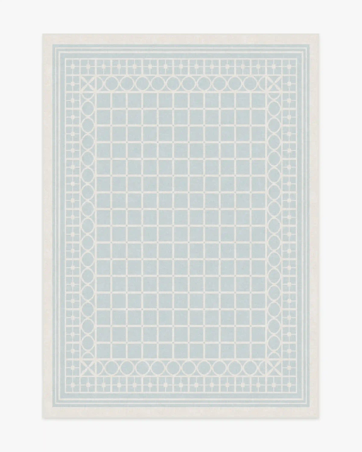 Palm Beach Powder Blue Rug by Gray Malin