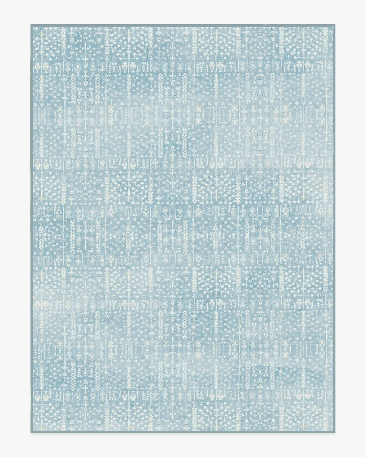 Palmetto Coastal Blue Rug by Gray Malin