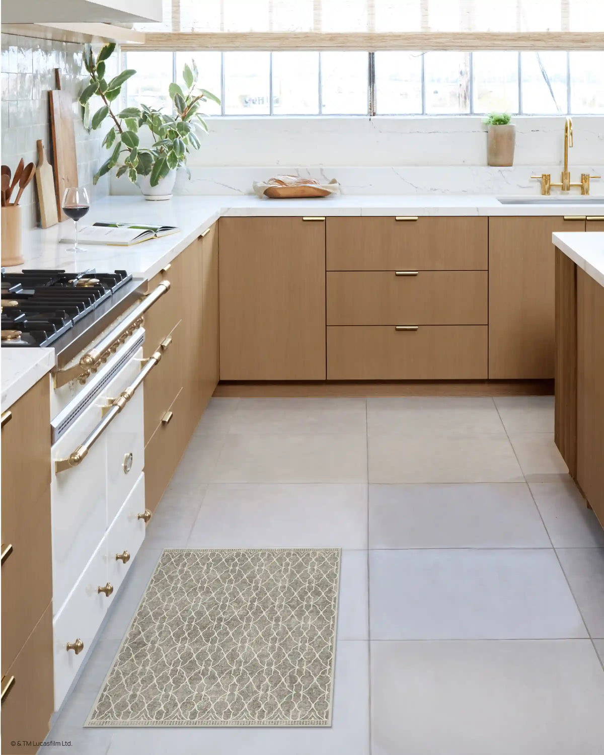 Grogu™ Trellis Ash Grey Rug