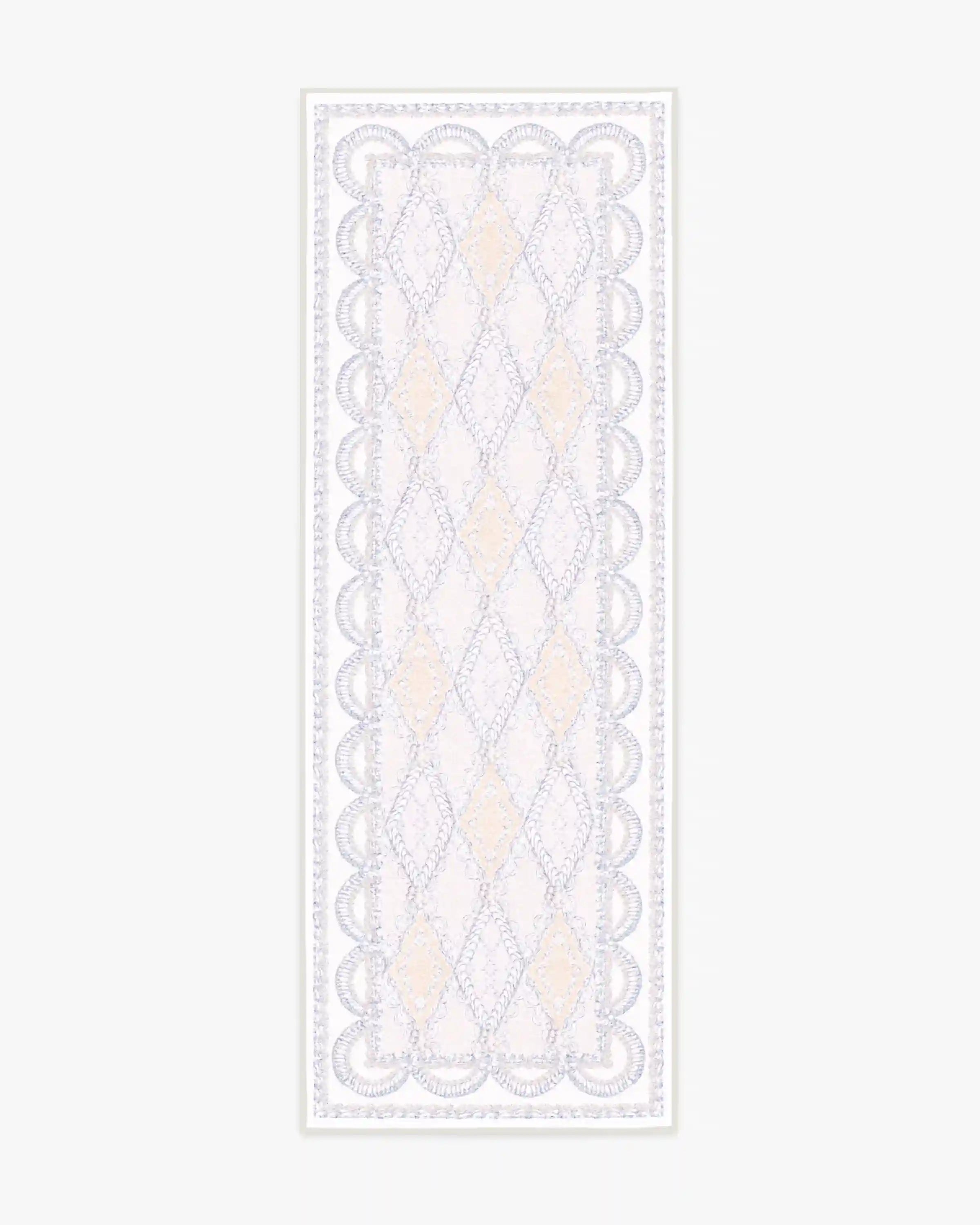 Happy Birthday Popo Cream & Rose Rug by Humberto Leon