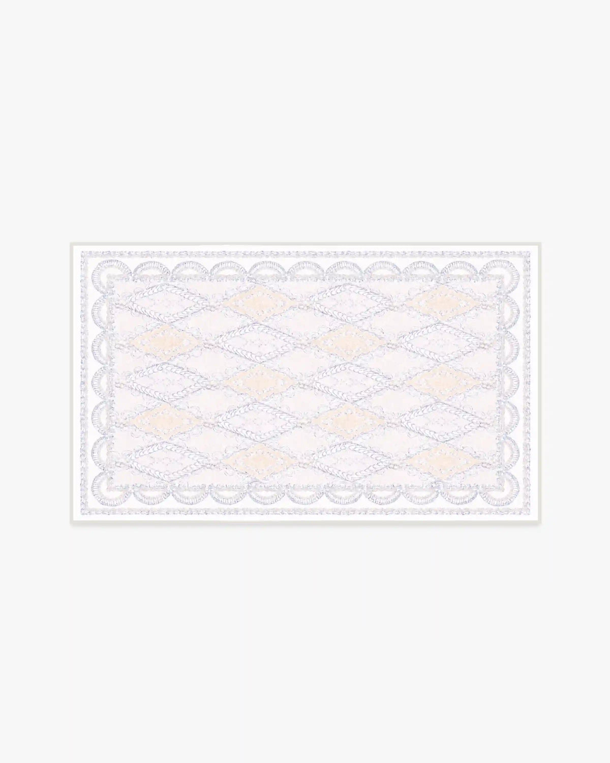 Happy Birthday Popo Cream & Rose Rug by Humberto Leon
