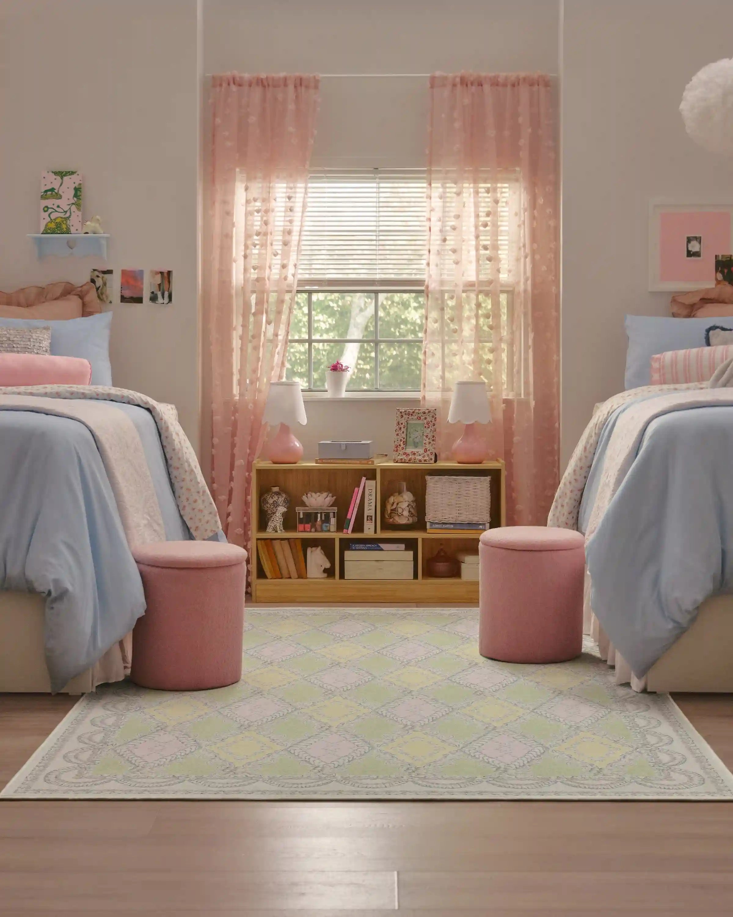 Happy Birthday Popo Pistachio & Lemon Rug by Humberto Leon