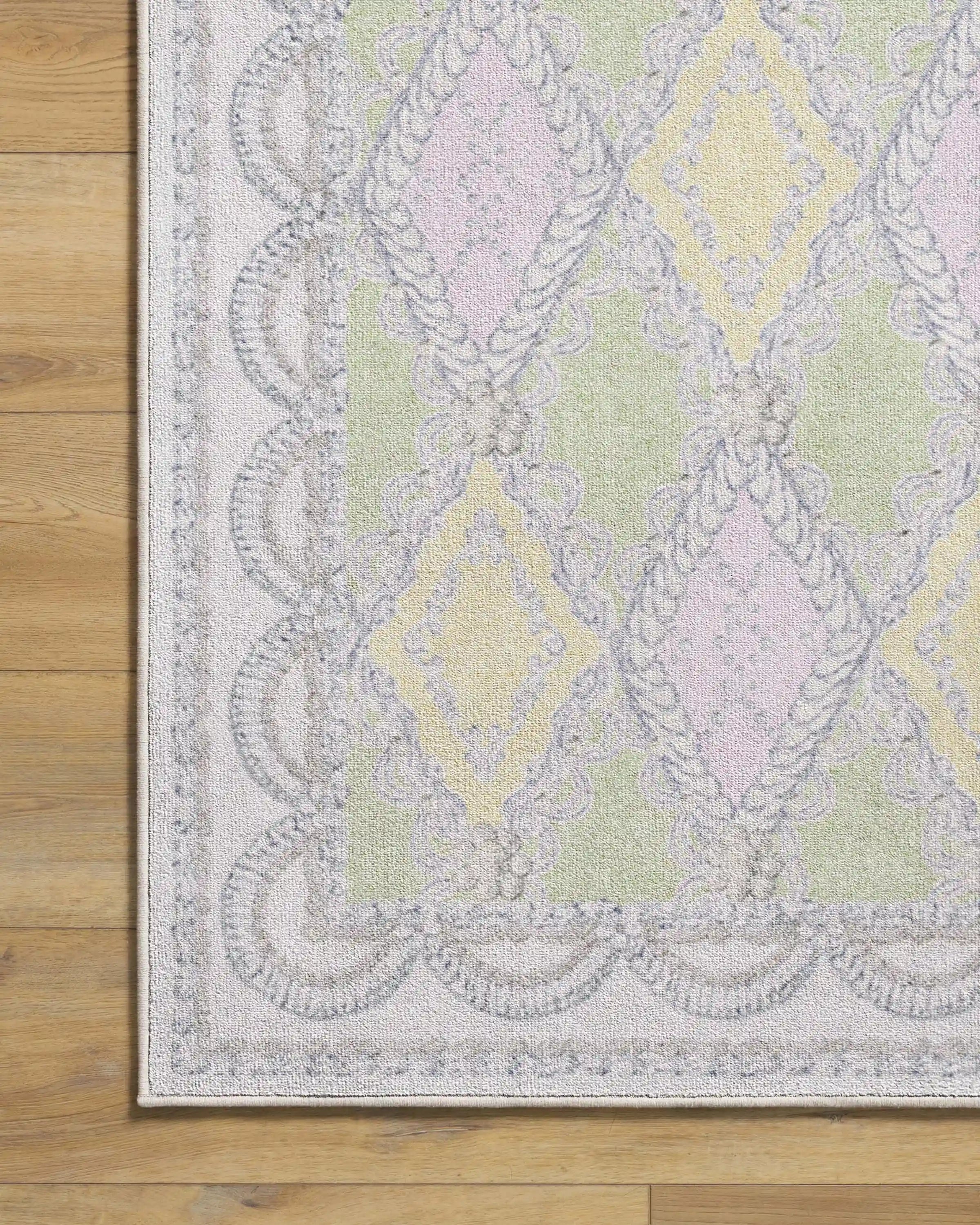 Happy Birthday Popo Pistachio & Lemon Rug by Humberto Leon