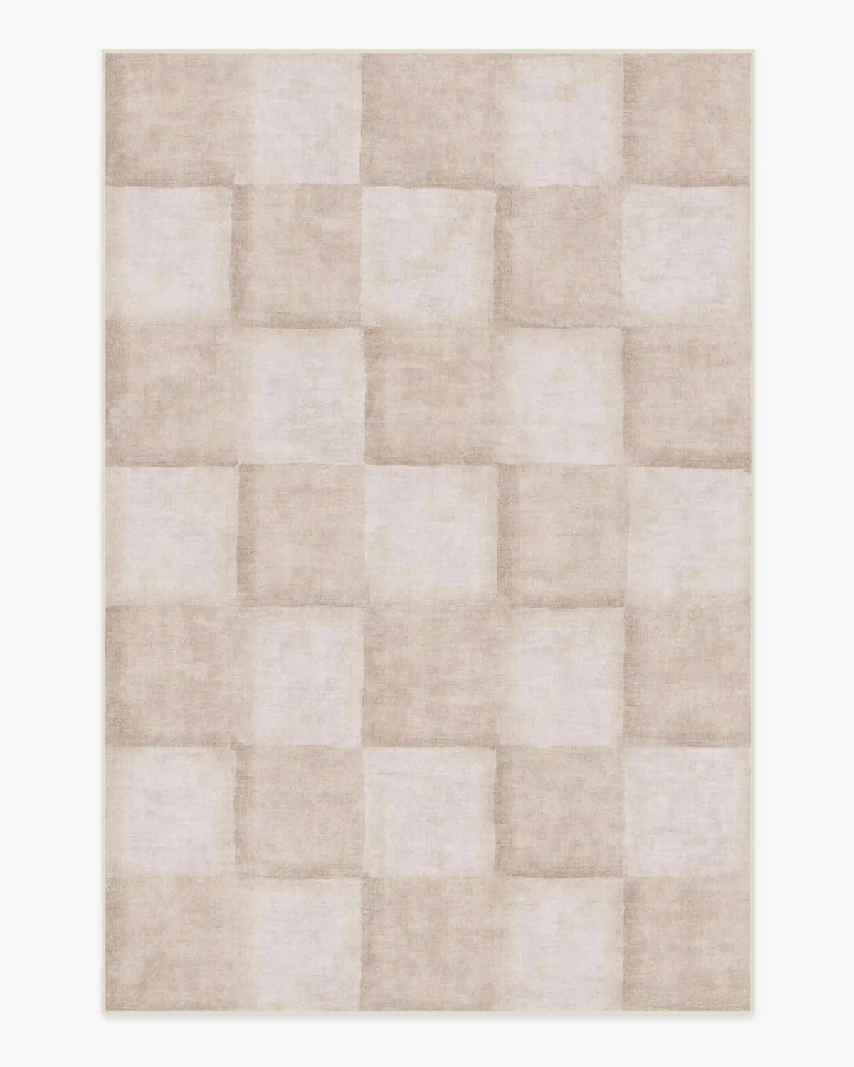 Hearth Check Neutral Rug