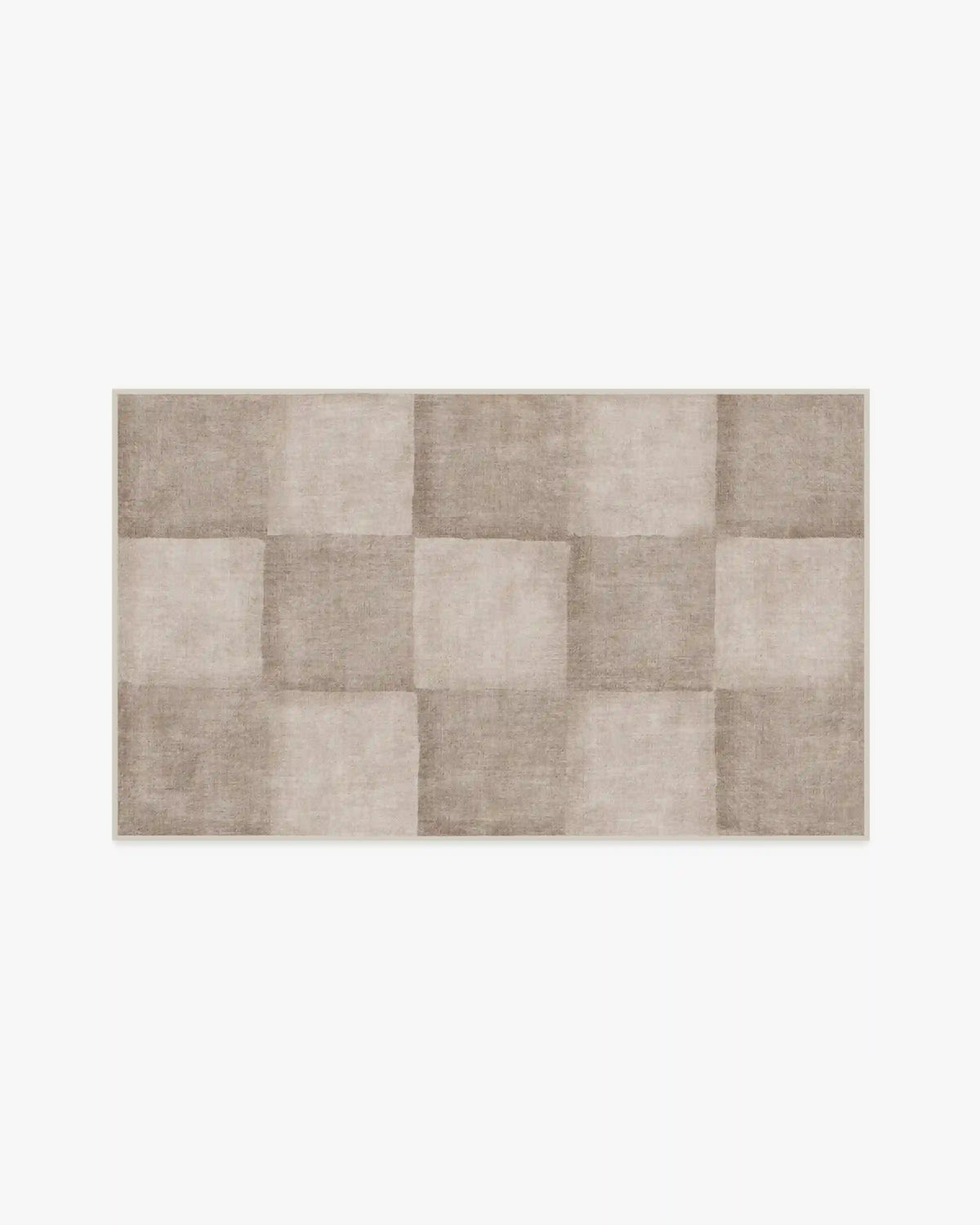 Hearth Check Warm Grey Rug