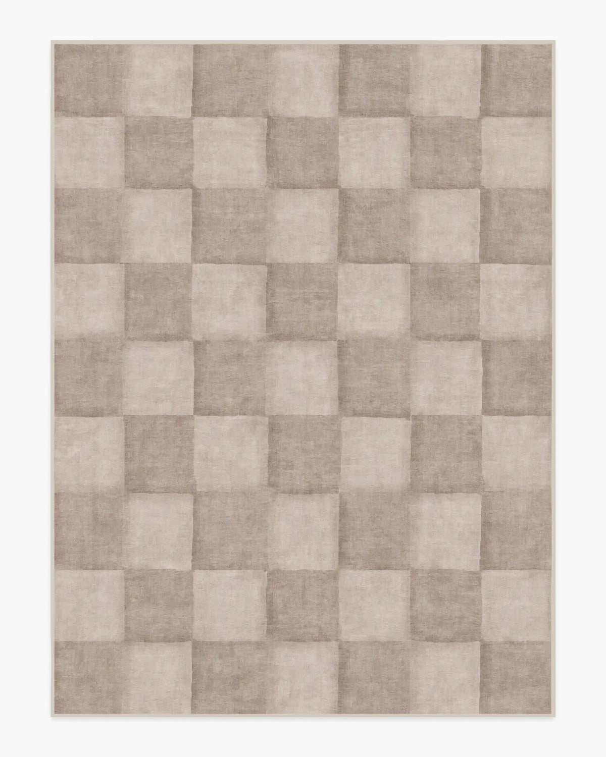 Hearth Check Warm Grey Rug