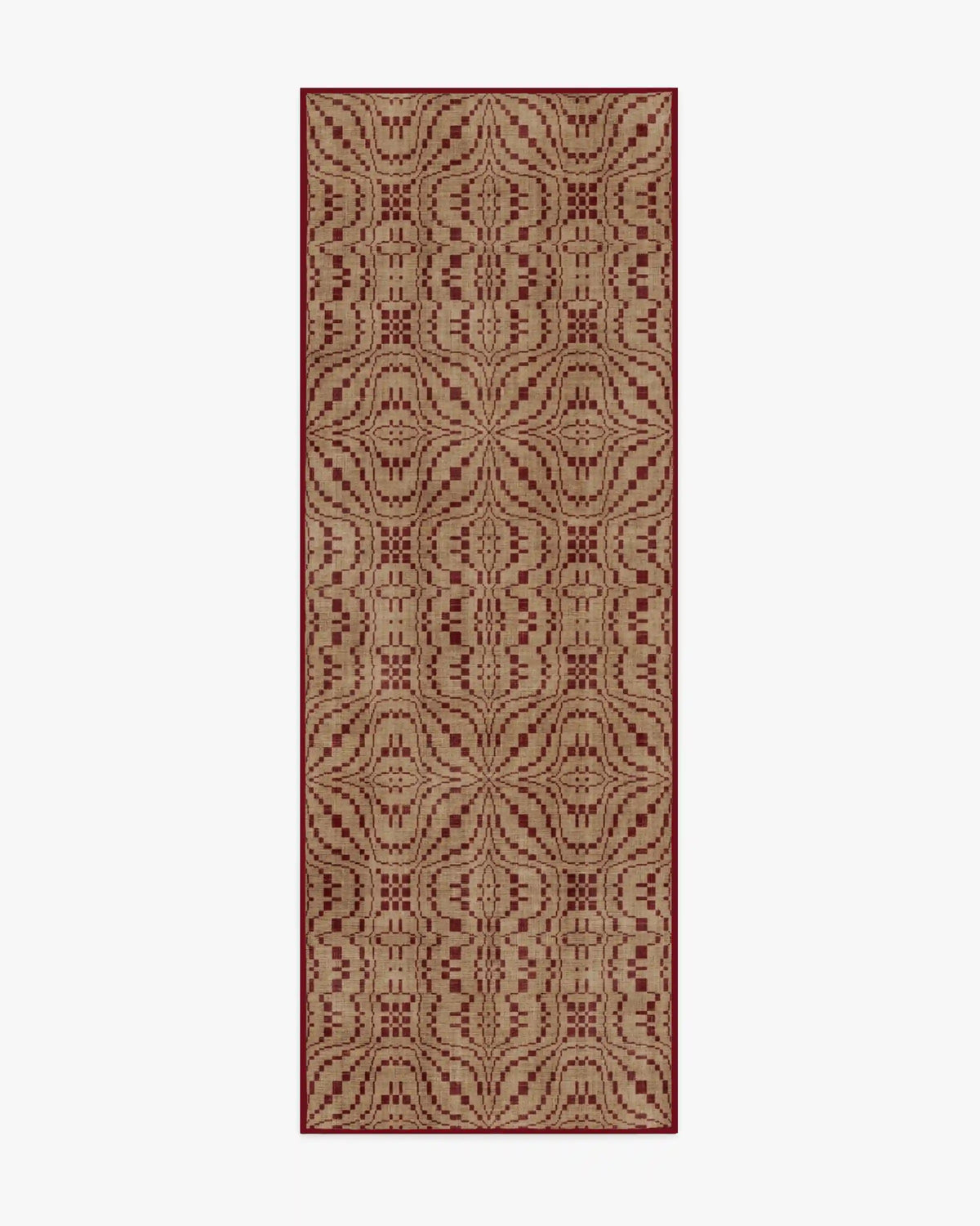 Hearthstone Natural & Amber Rug