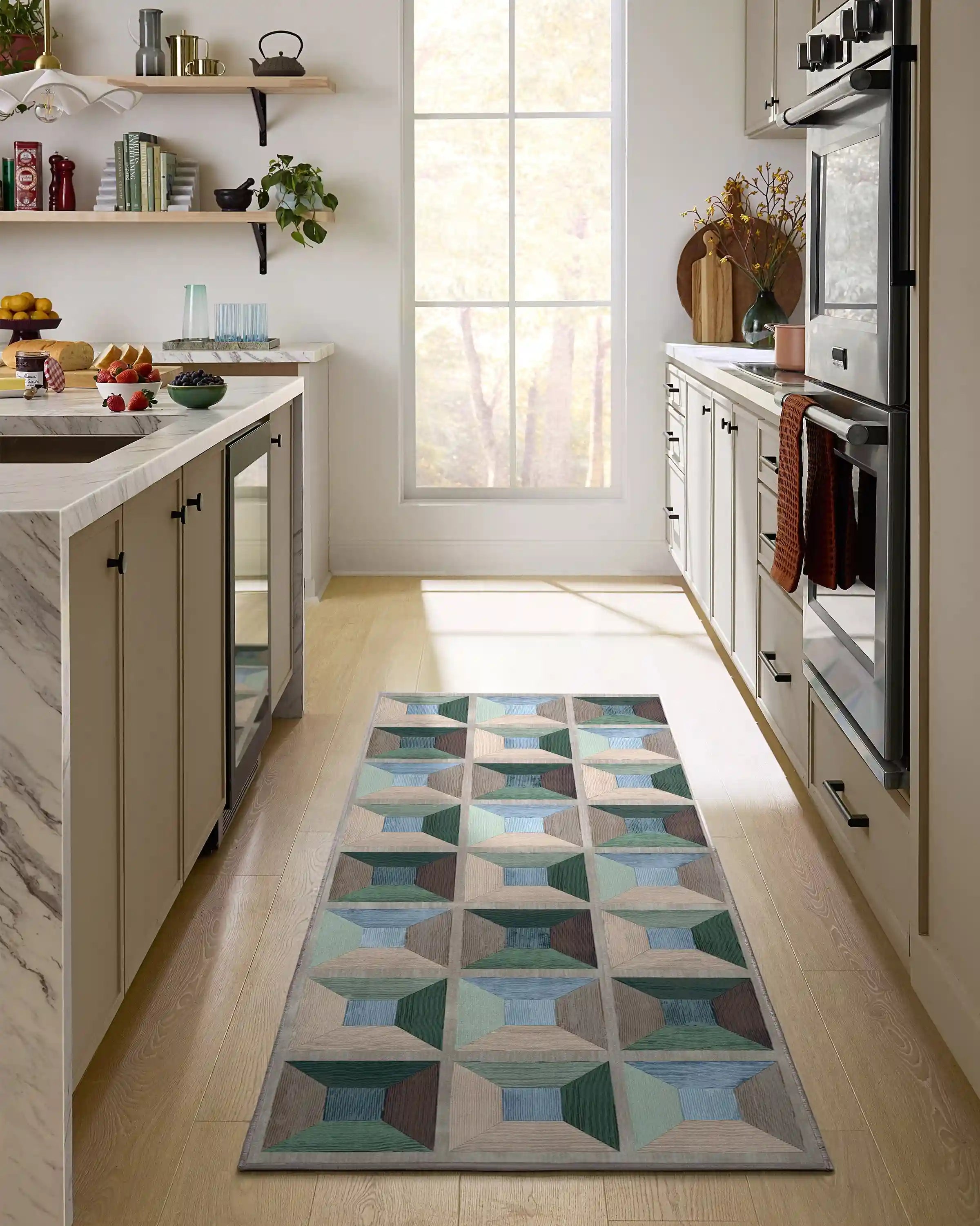 Hedra Soft Teal Rug