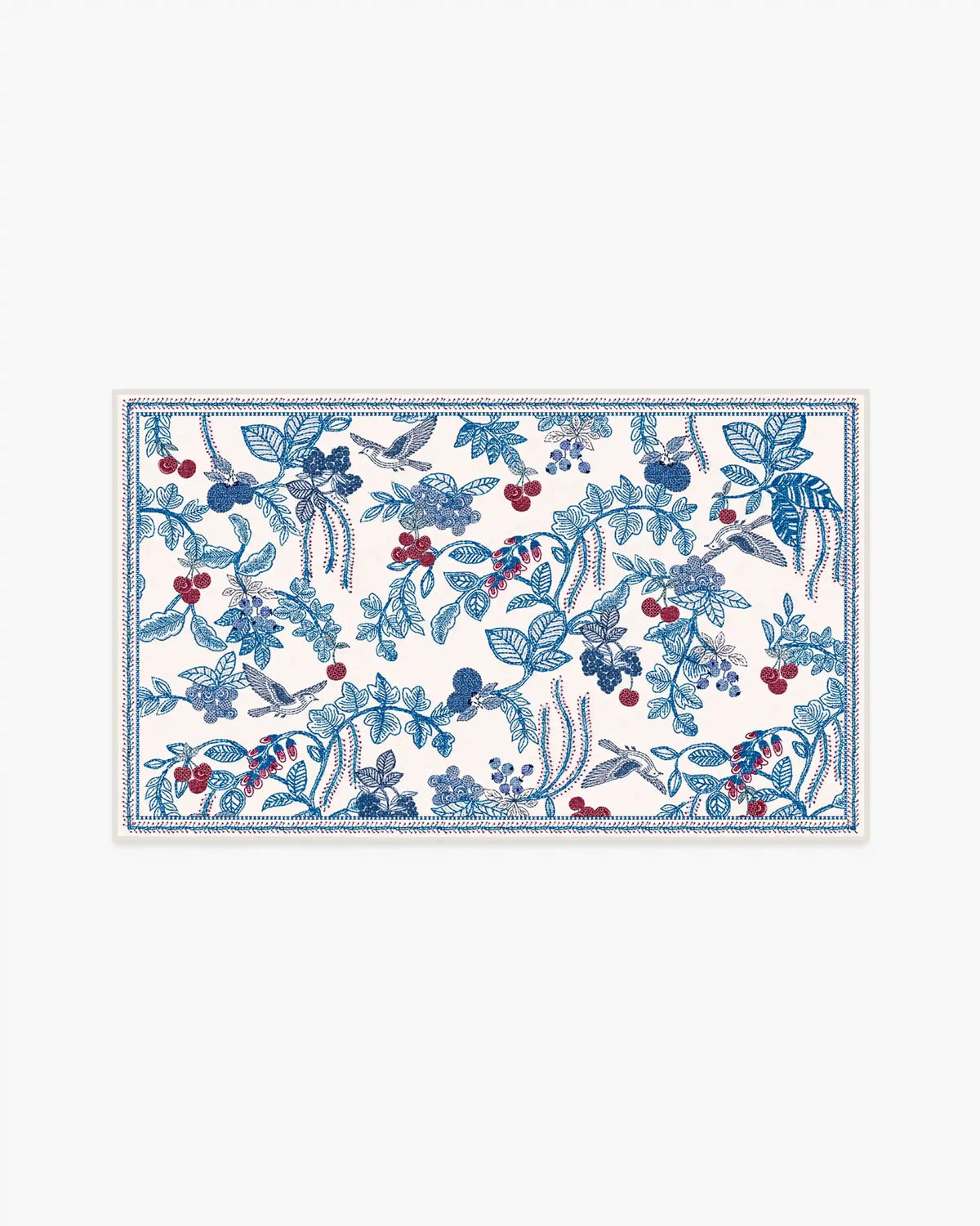 Heidi Blue & Cherry Rug