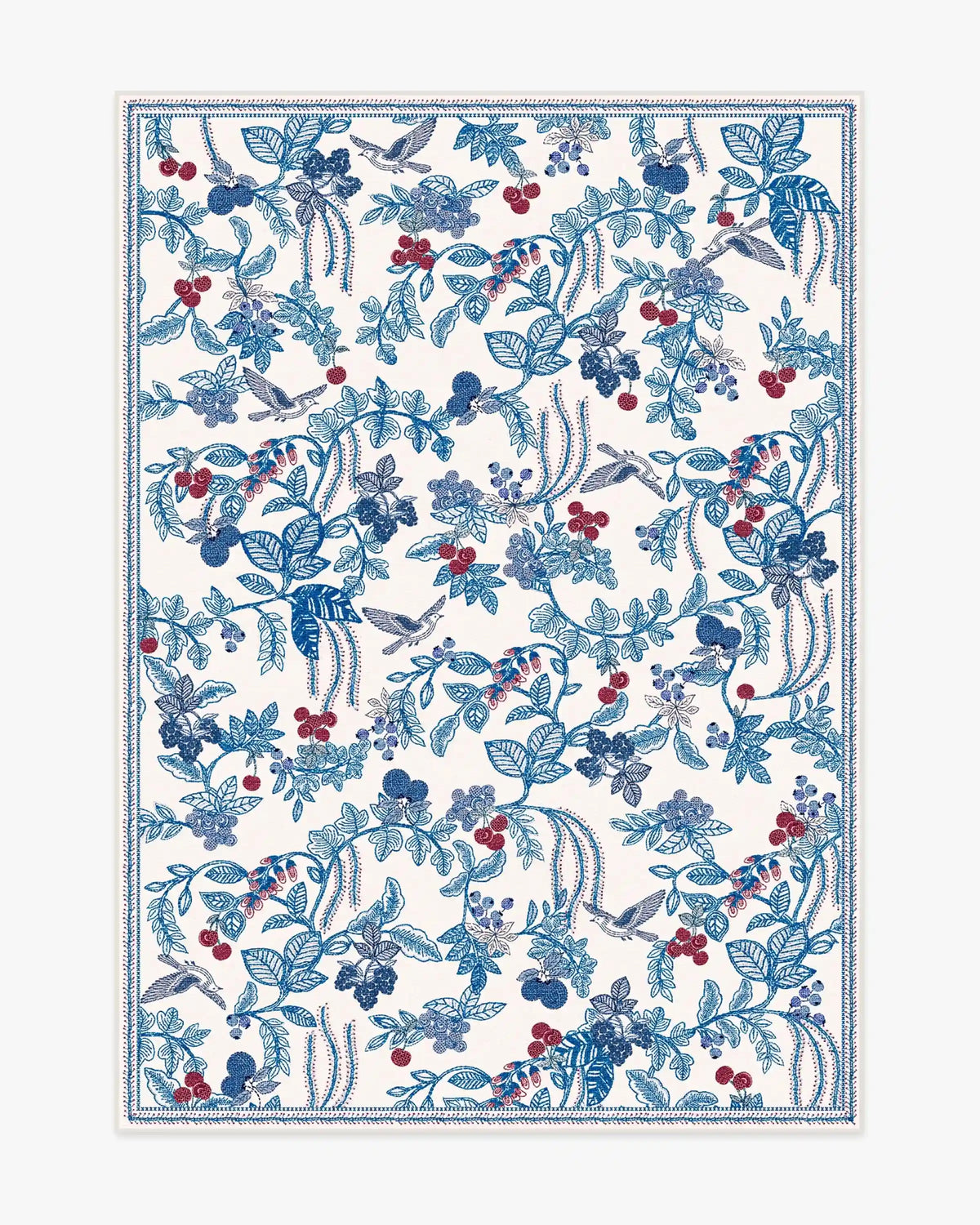 Heidi Blue & Cherry Rug