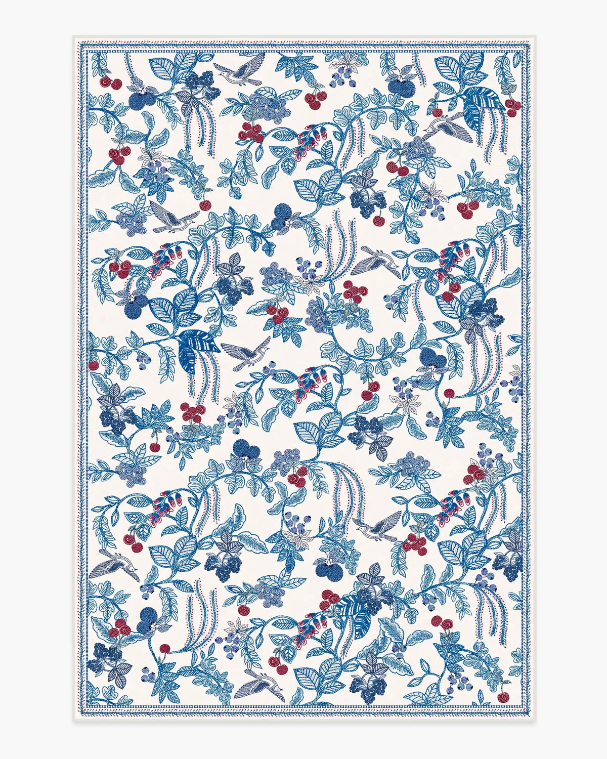 Heidi Blue & Cherry Rug