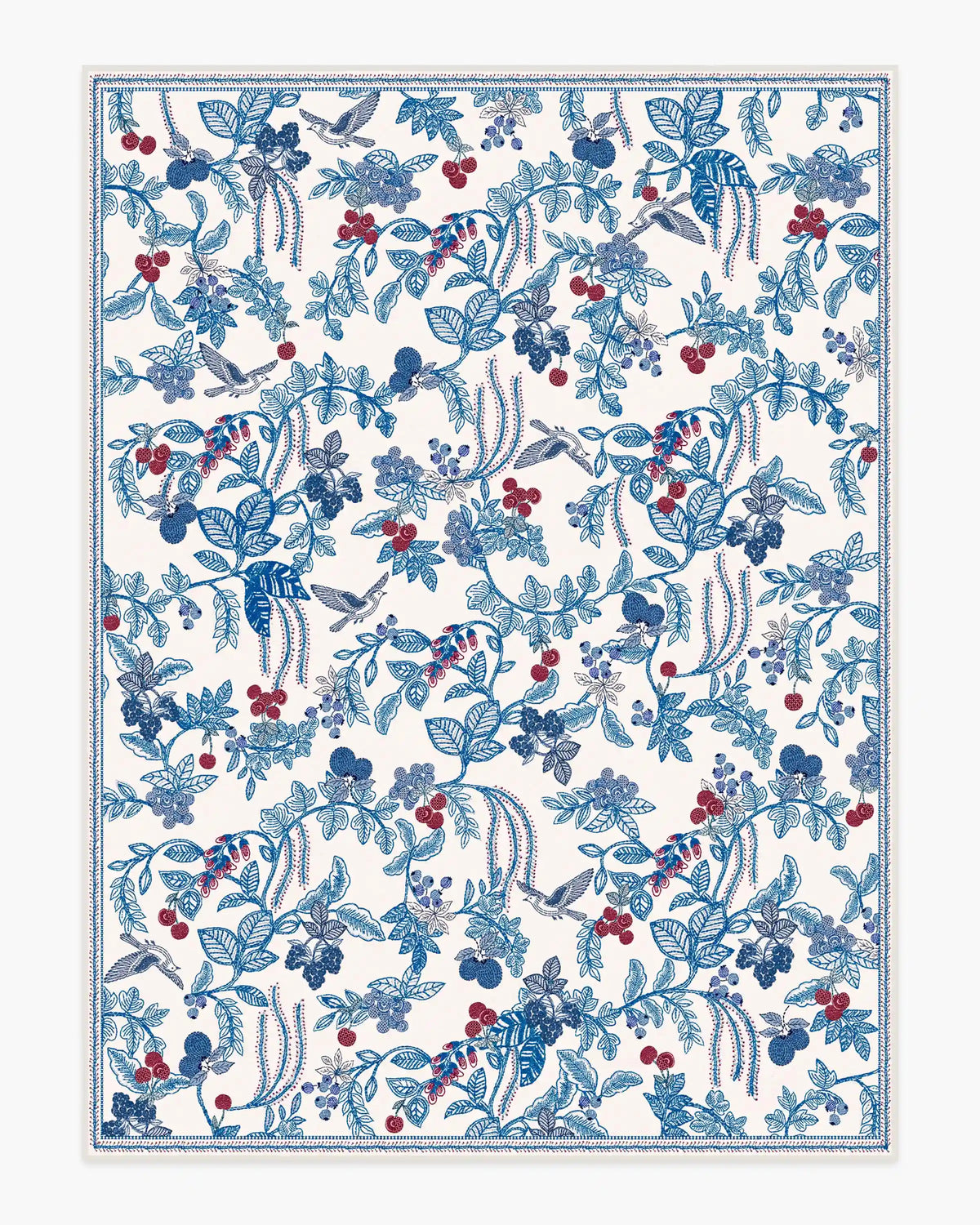 Heidi Blue & Cherry Rug