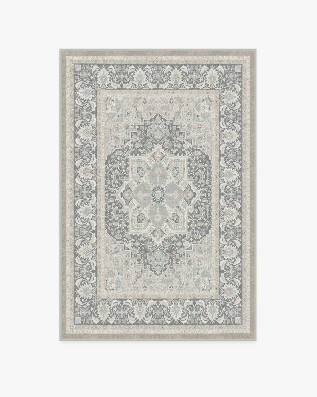 Hendesi Heriz Abalone Rug