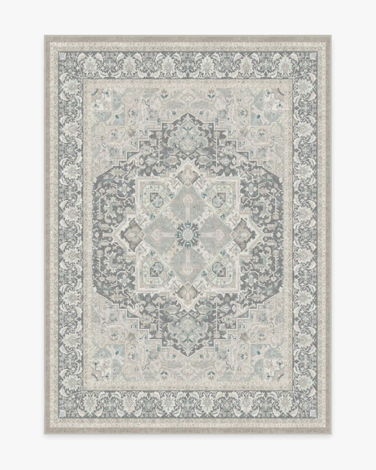 Hendesi Heriz Abalone Rug