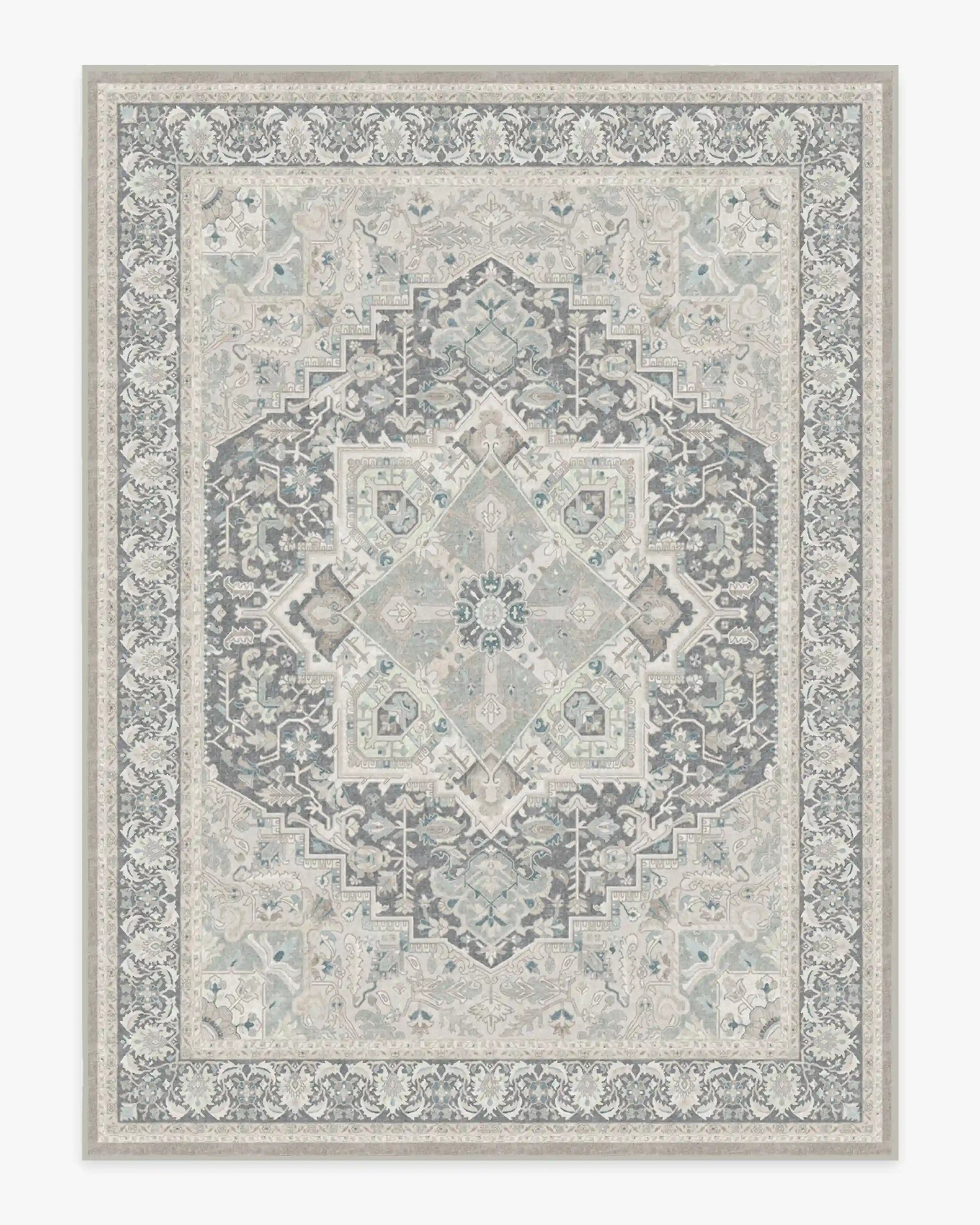 Hendesi Heriz Abalone Rug