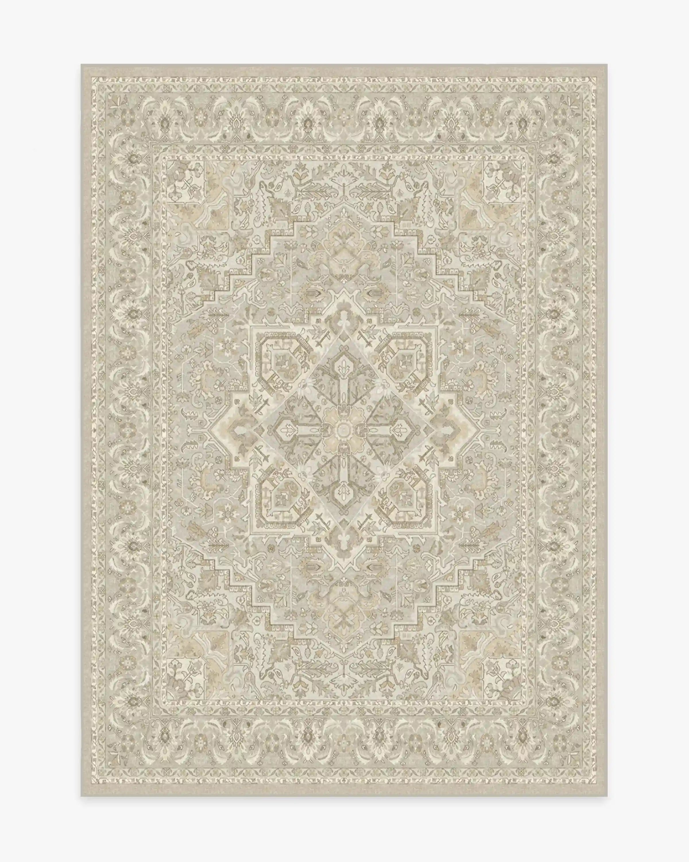Hendesi Heriz Cream Rug