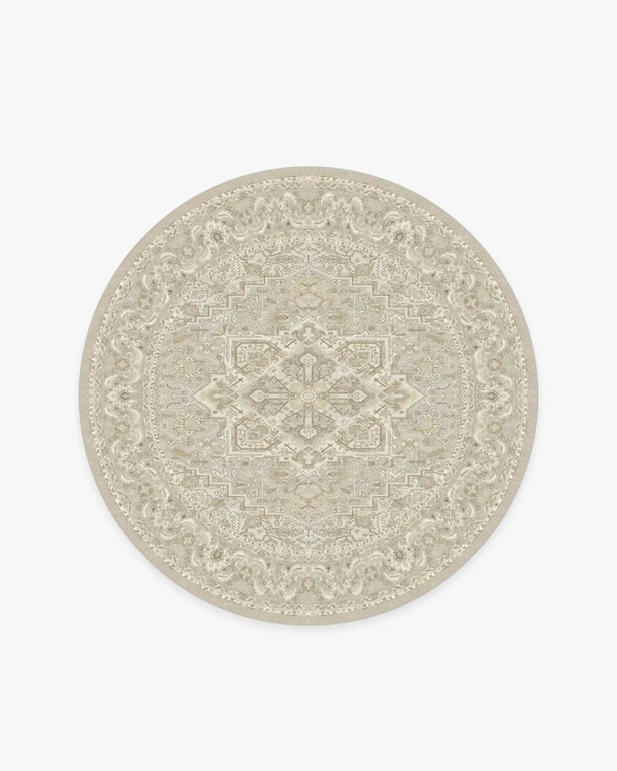 Hendesi Heriz Cream Rug