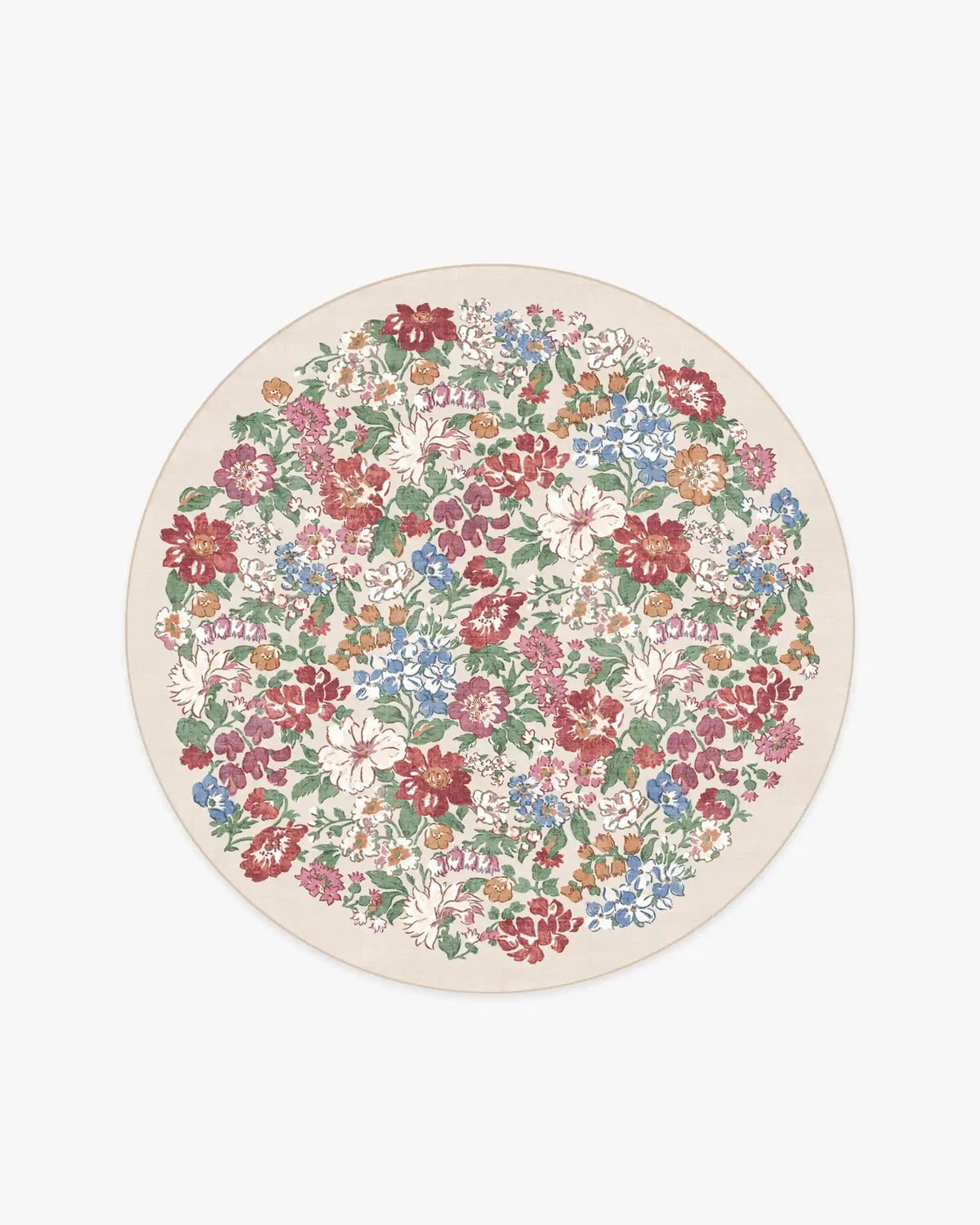 Honeydew Red & Pink Rug by Liberty