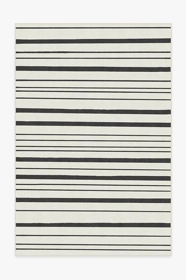 Hudson Stripe Black Rug