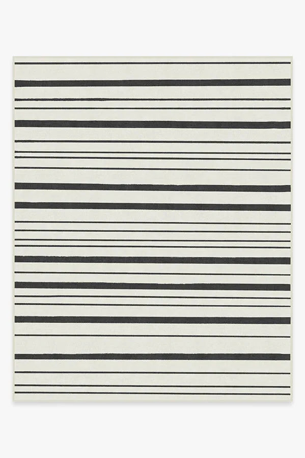 Hudson Stripe Black Rug