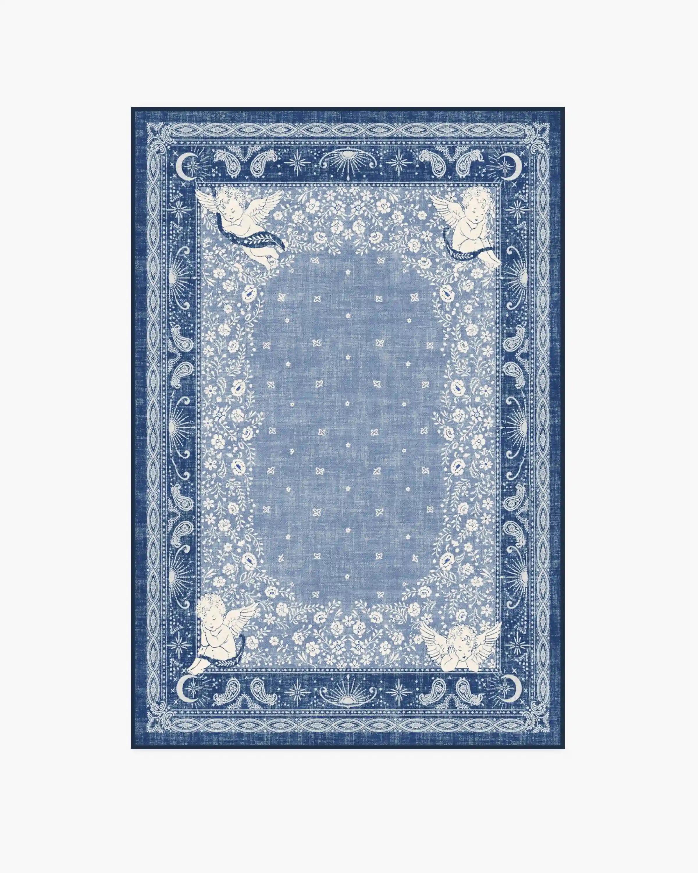 Humberto's Bandana Blue Rug by Humberto Leon
