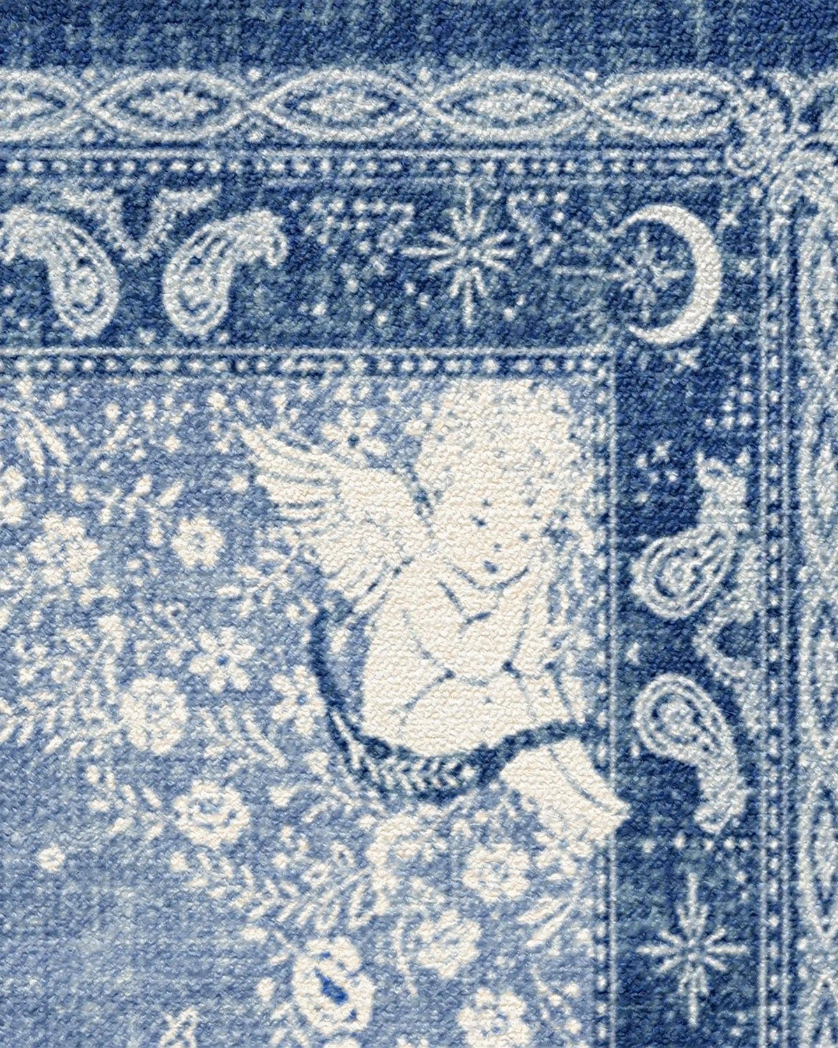 Humberto's Bandana Blue Rug by Humberto Leon