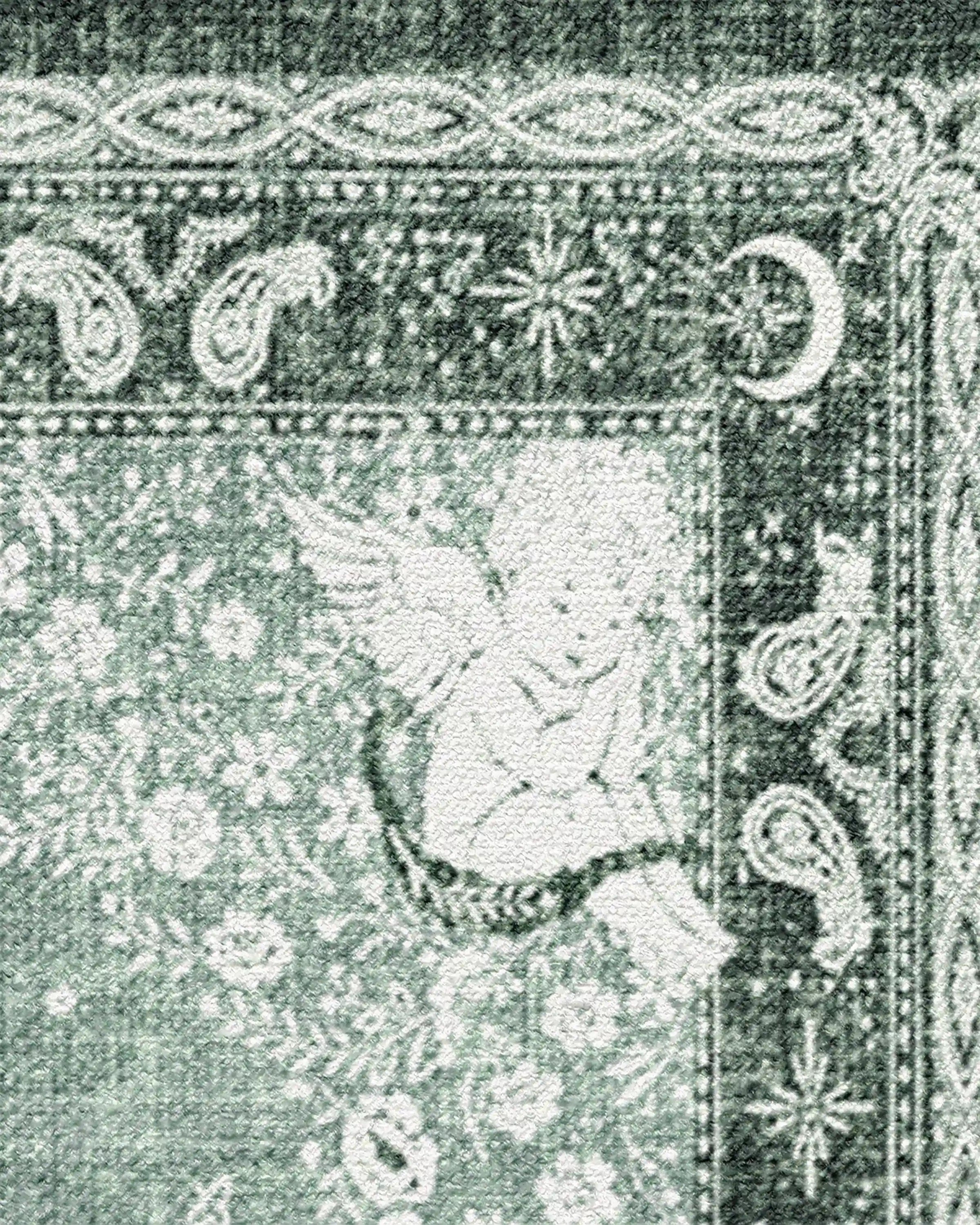 Humberto's Bandana Green Rug by Humberto Leon