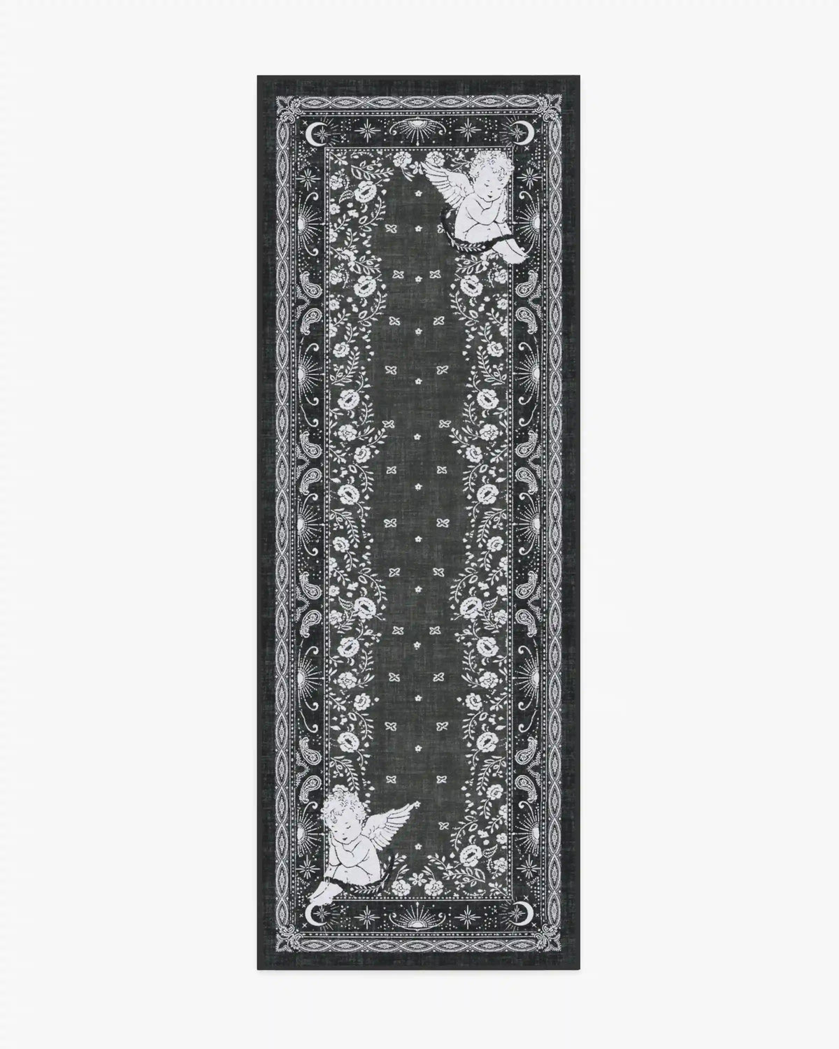Humberto's Bandana Soft Black Rug by Humberto Leon