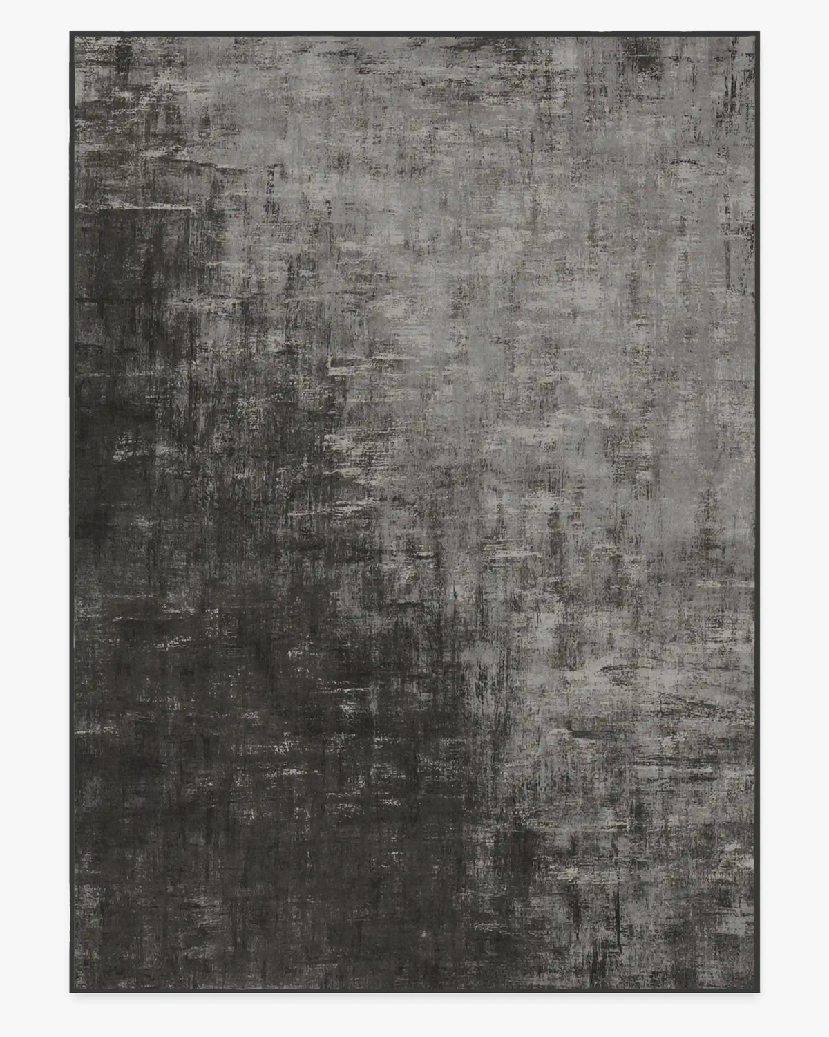 Impasto Greyscale Rug