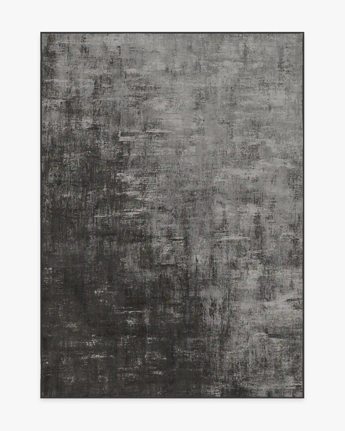 Impasto Greyscale Rug
