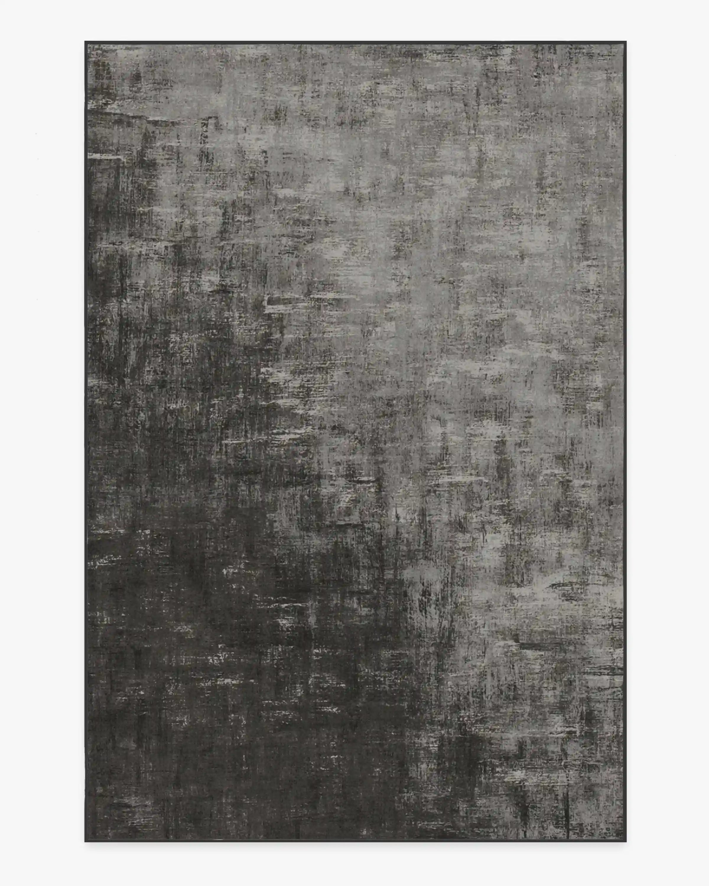 Impasto Greyscale Rug