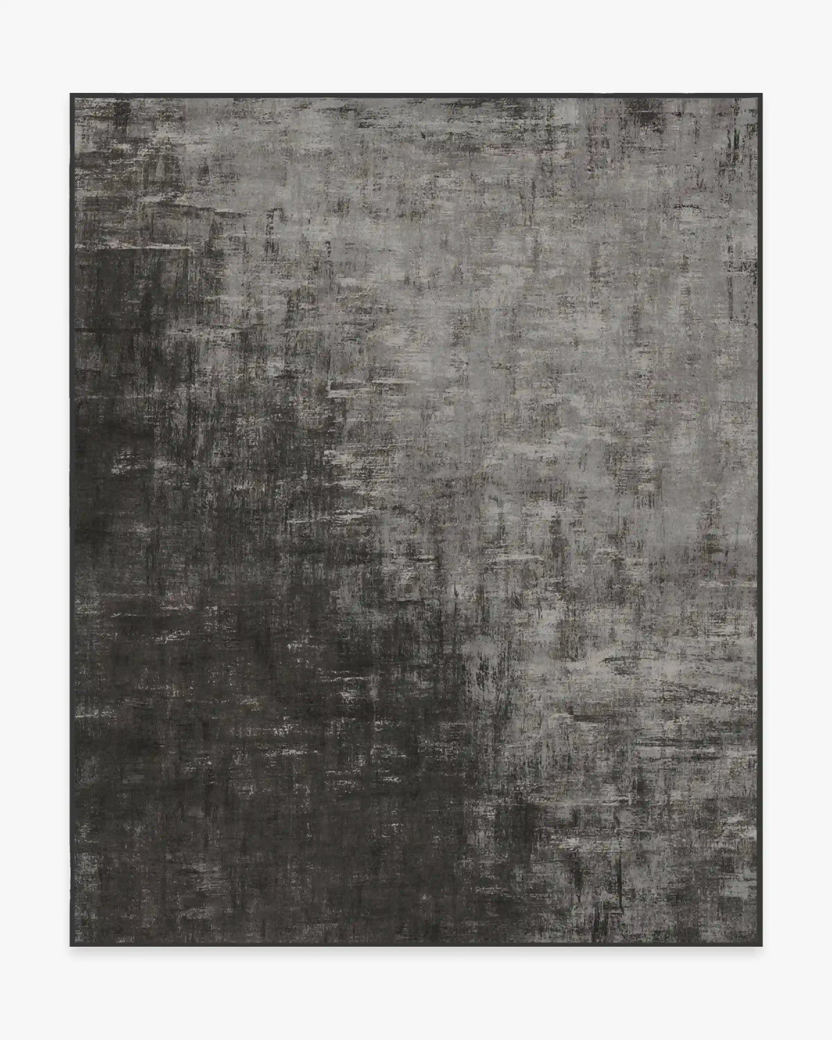 Impasto Greyscale Rug
