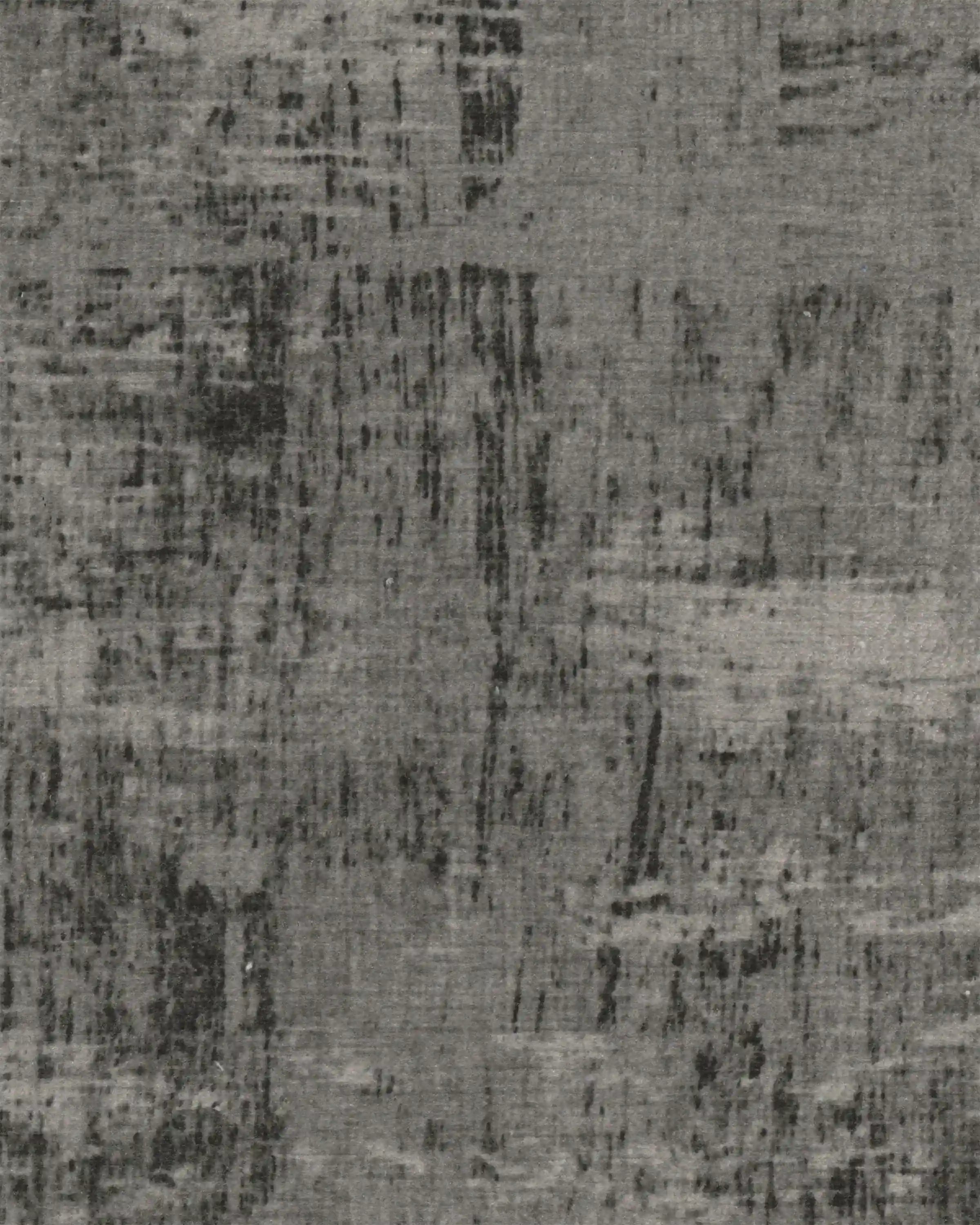 Impasto Greyscale Rug