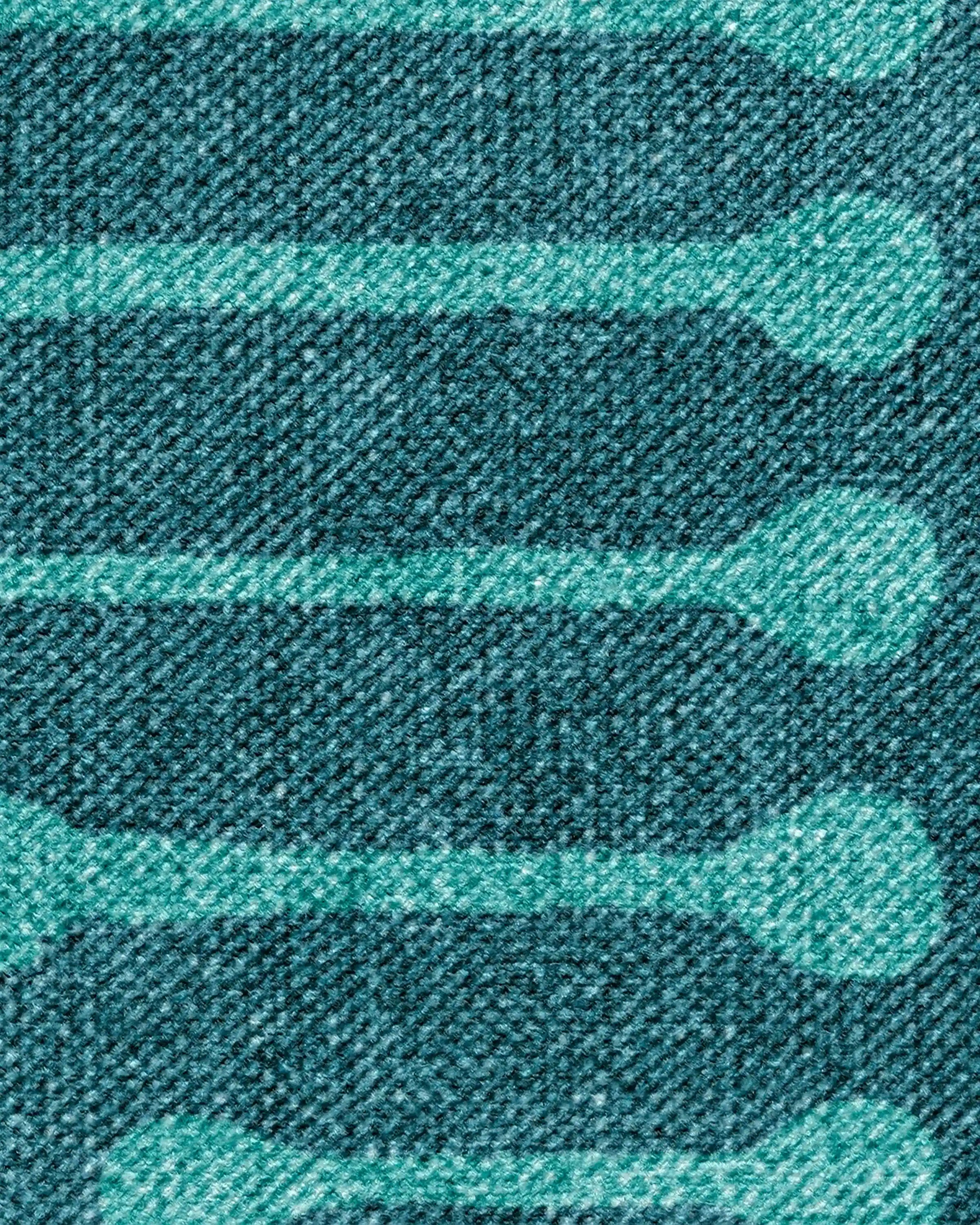 Inkdrop Blue & Teal Rug by Jonathan Adler