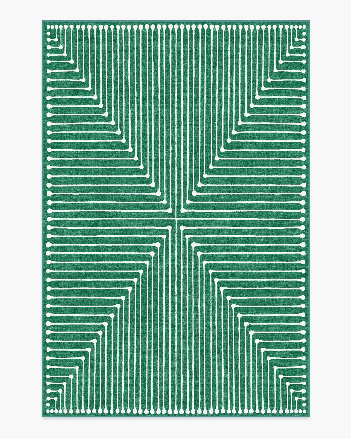 Inkdrop Green Rug by Jonathan Adler