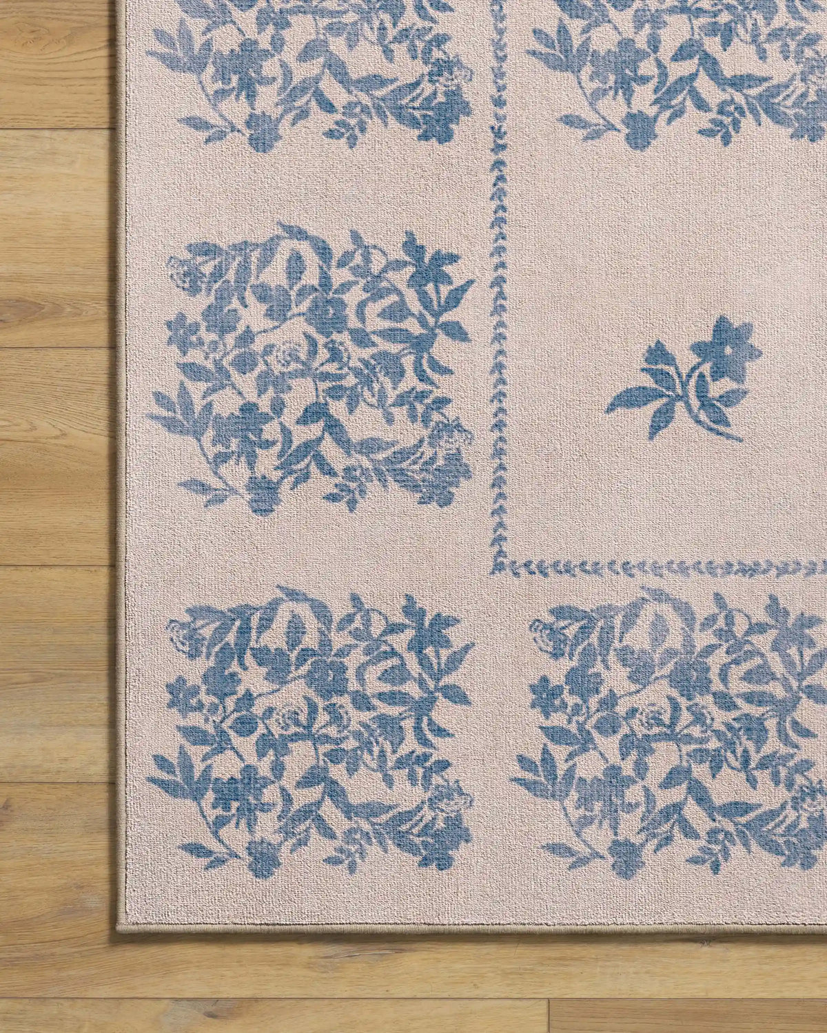 Iona Cream & Blue Rug