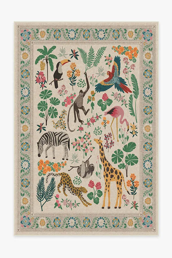 Jingle Jungle Rug by Iris Apfel